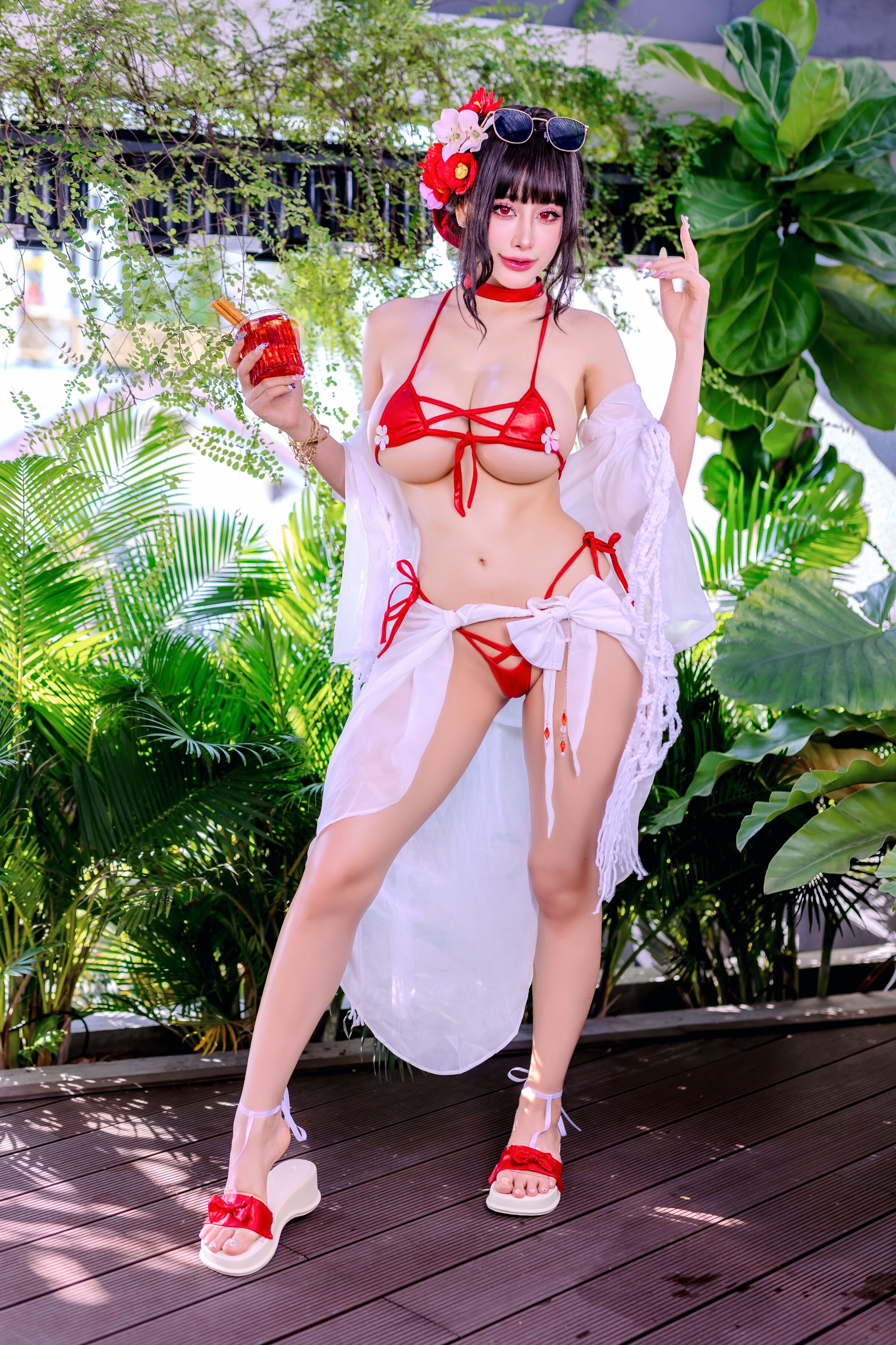 Byoru Cosplay Sakura Summer - Nikke