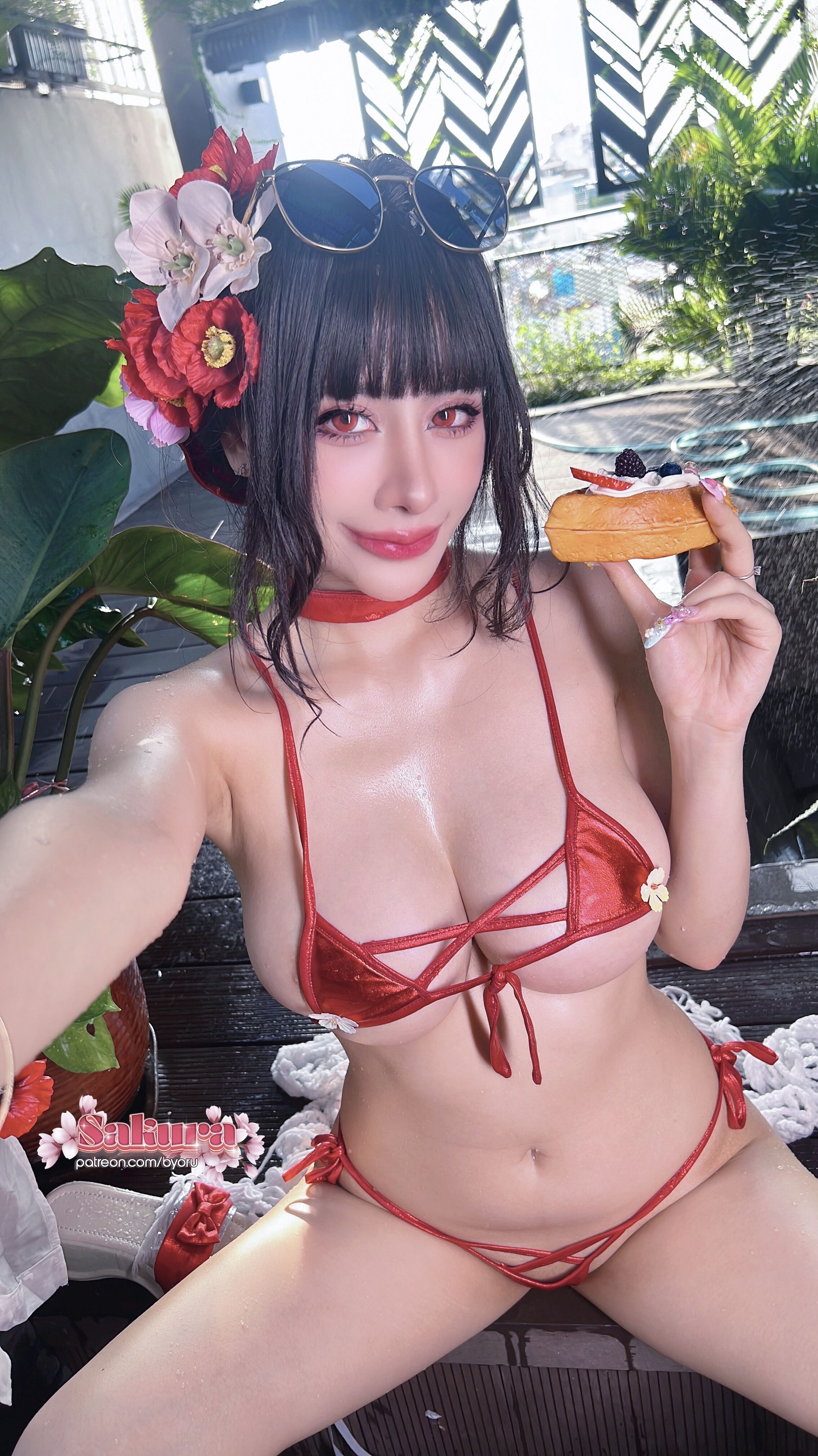 Byoru Cosplay Sakura Summer - Nikke