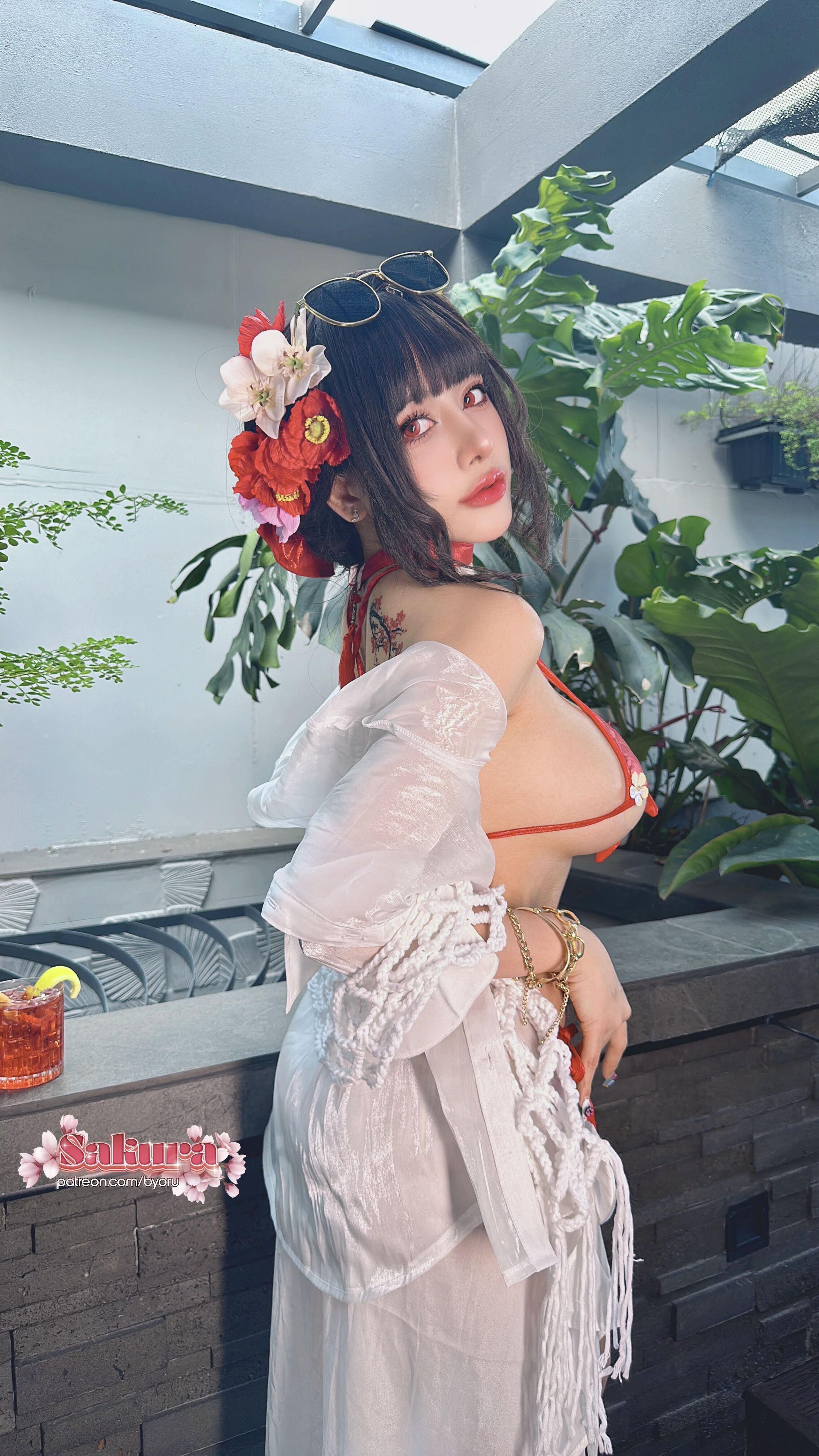 Byoru Cosplay Sakura Summer - Nikke