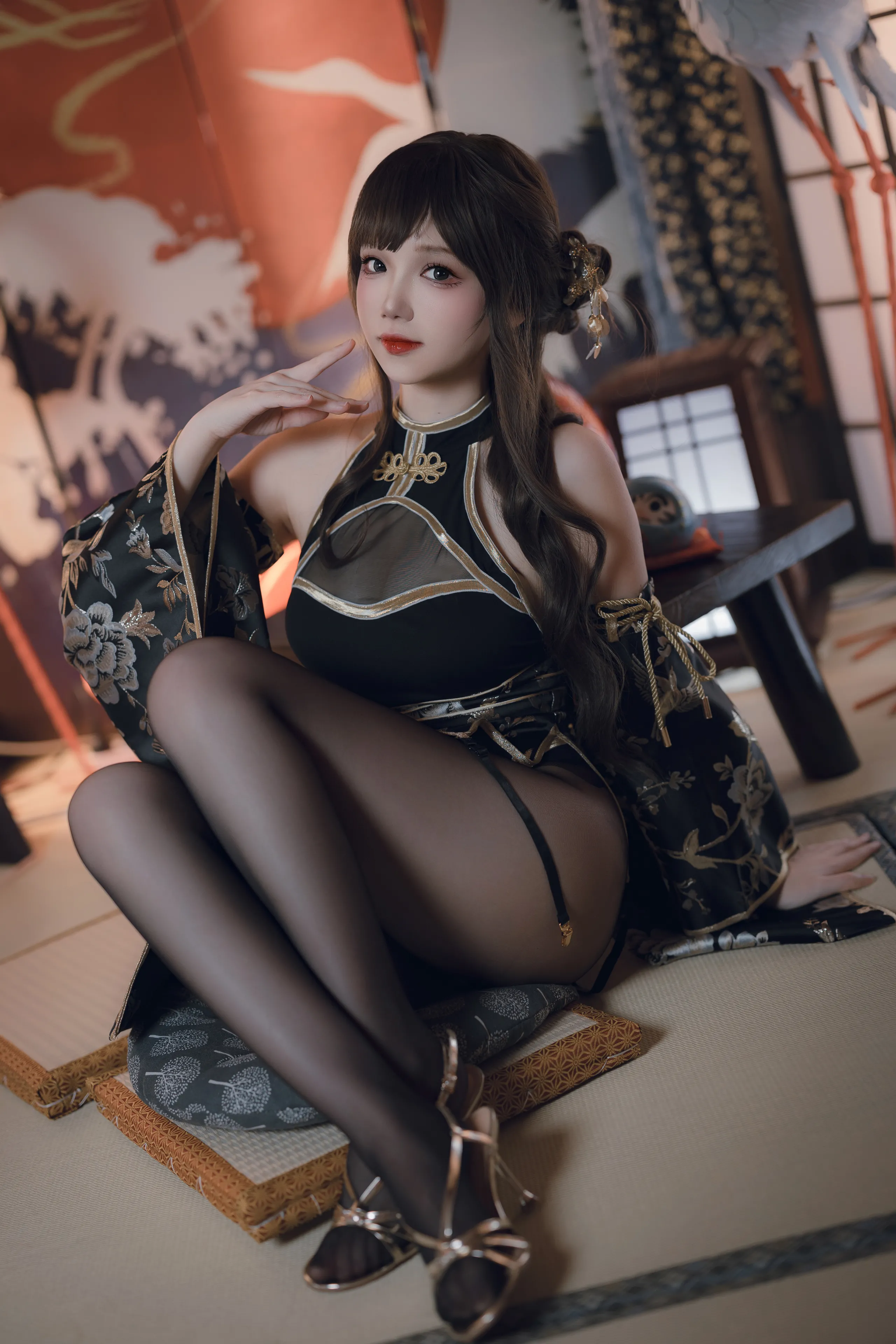 Coser@Xueqing Astra No.53 Cành vàng và Lá Ngọc