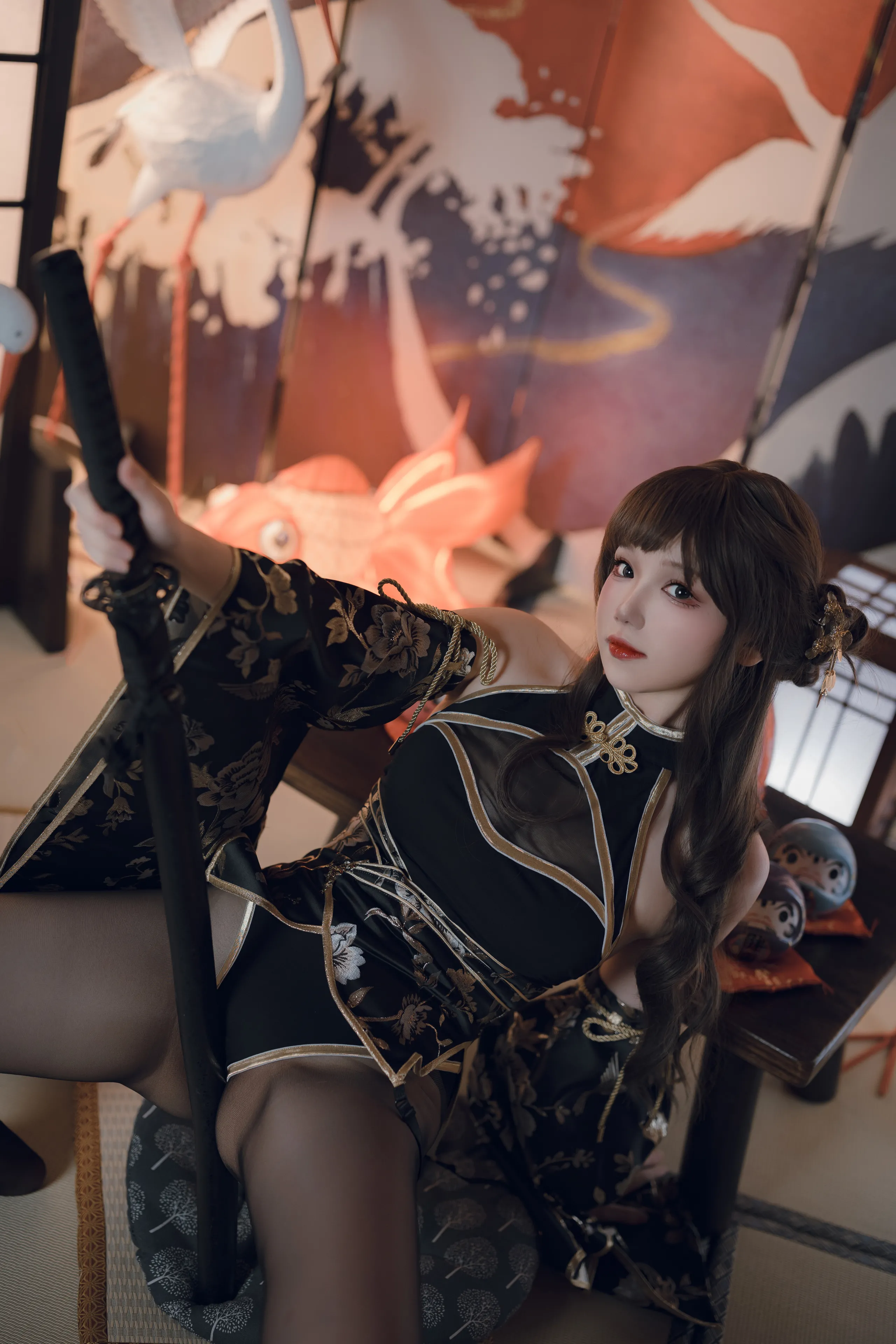 Coser@Xueqing Astra No.53 Cành vàng và Lá Ngọc