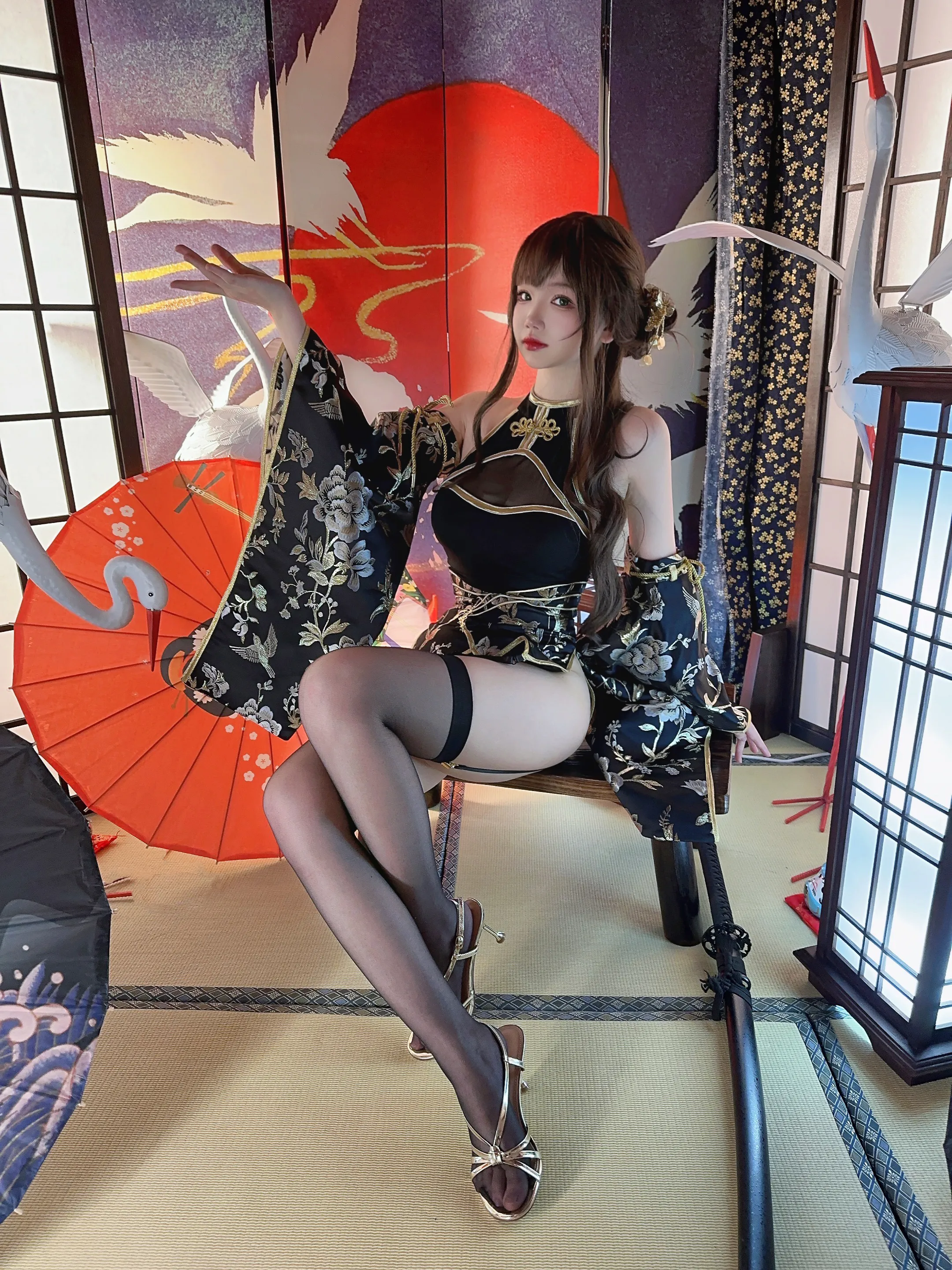 Coser@Xueqing Astra No.53 Cành vàng và Lá Ngọc
