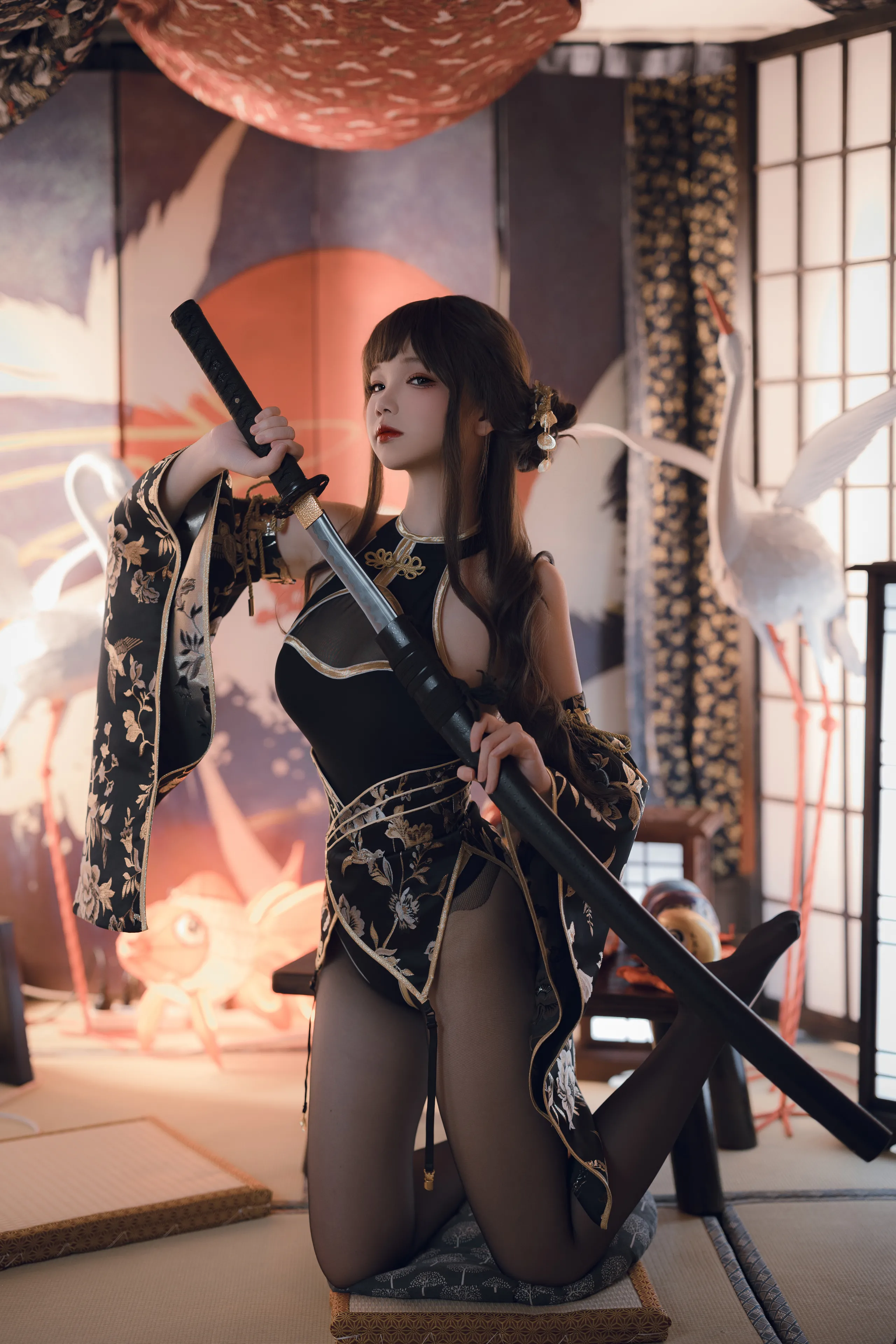 Coser@Xueqing Astra No.53 Cành vàng và Lá Ngọc