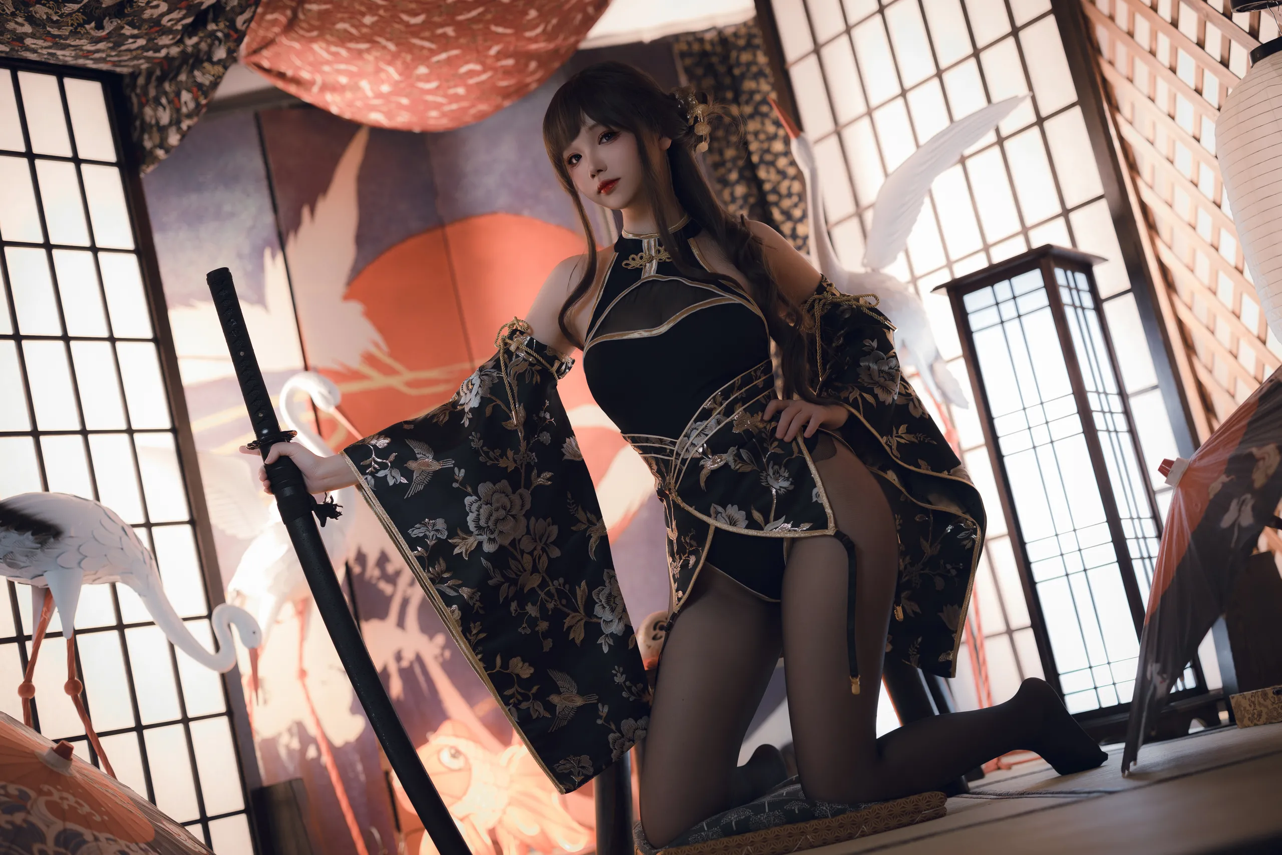 Coser@Xueqing Astra No.53 Cành vàng và Lá Ngọc