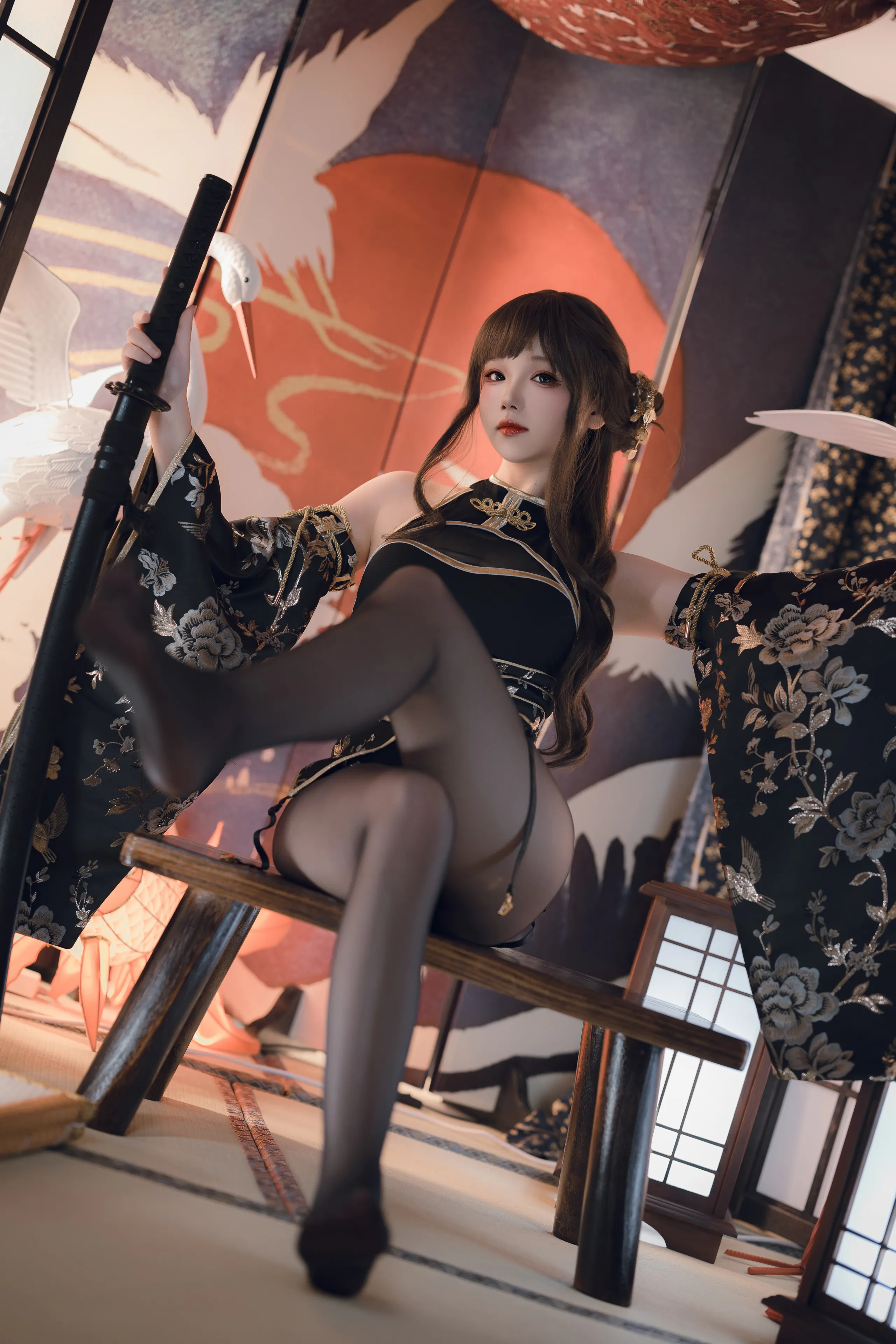 Coser@Xueqing Astra No.53 Cành vàng và Lá Ngọc