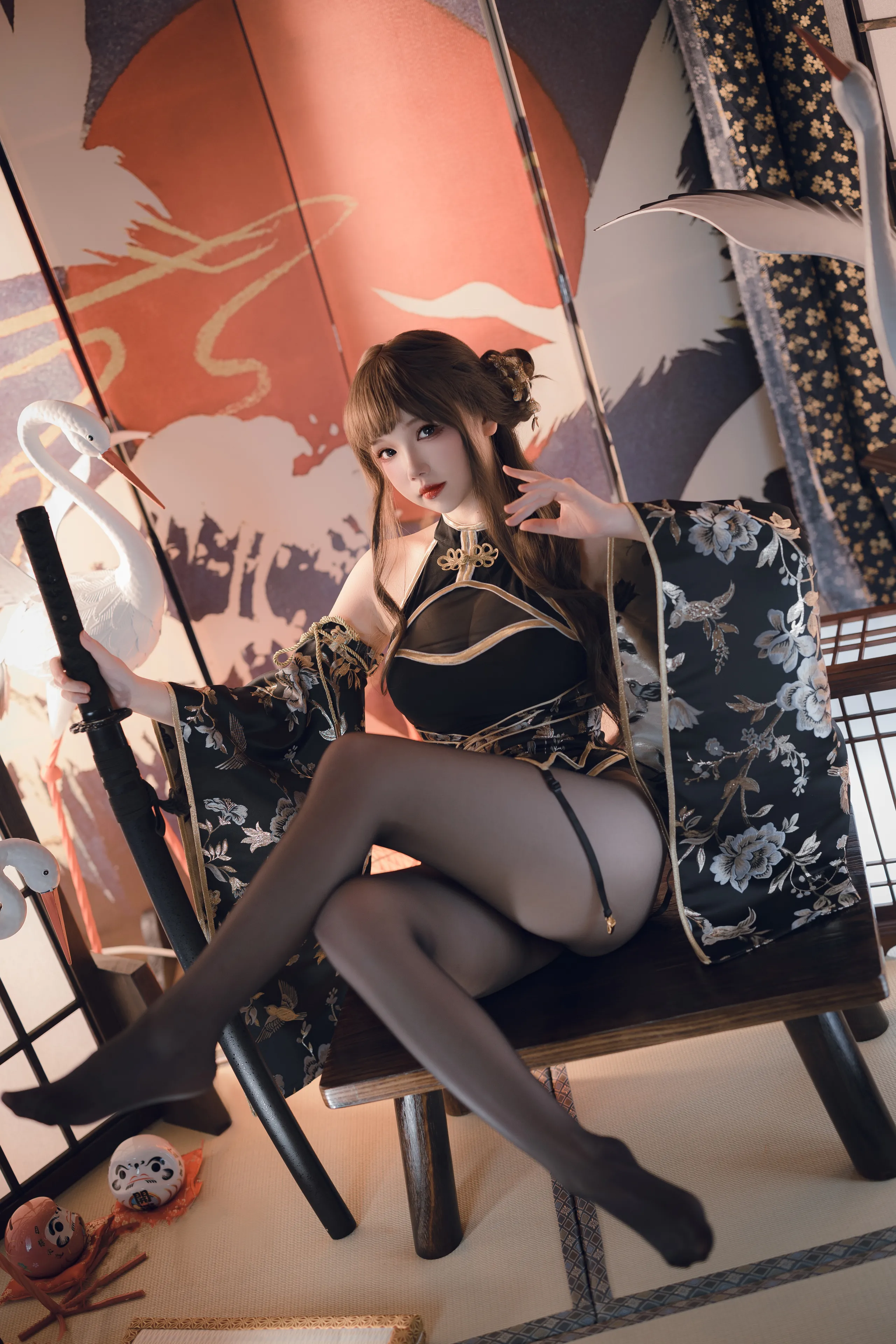 Coser@Xueqing Astra No.53 Cành vàng và Lá Ngọc