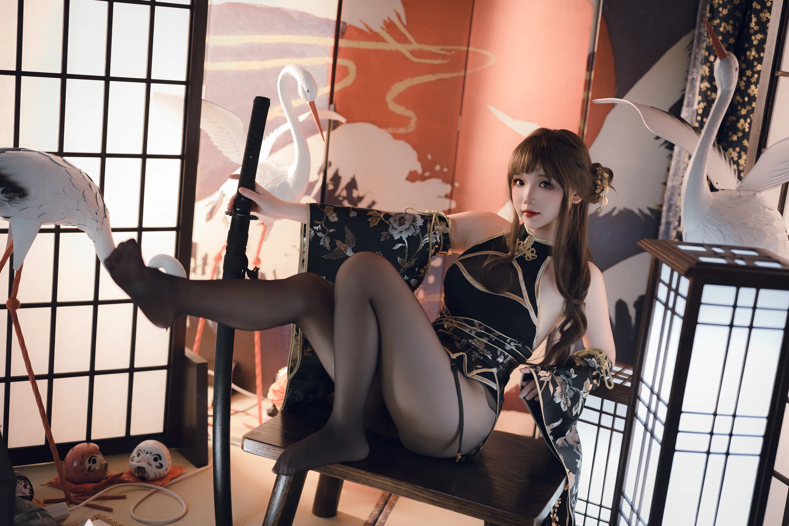Coser@Xueqing Astra No.53 Cành vàng và Lá Ngọc