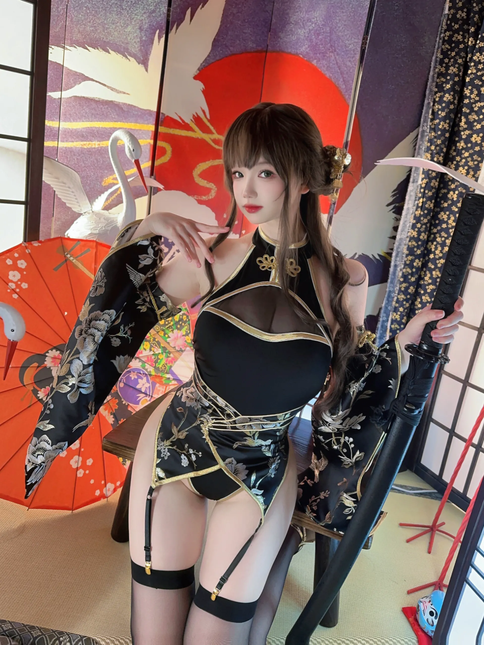 Coser@Xueqing Astra No.53 Cành vàng và Lá Ngọc