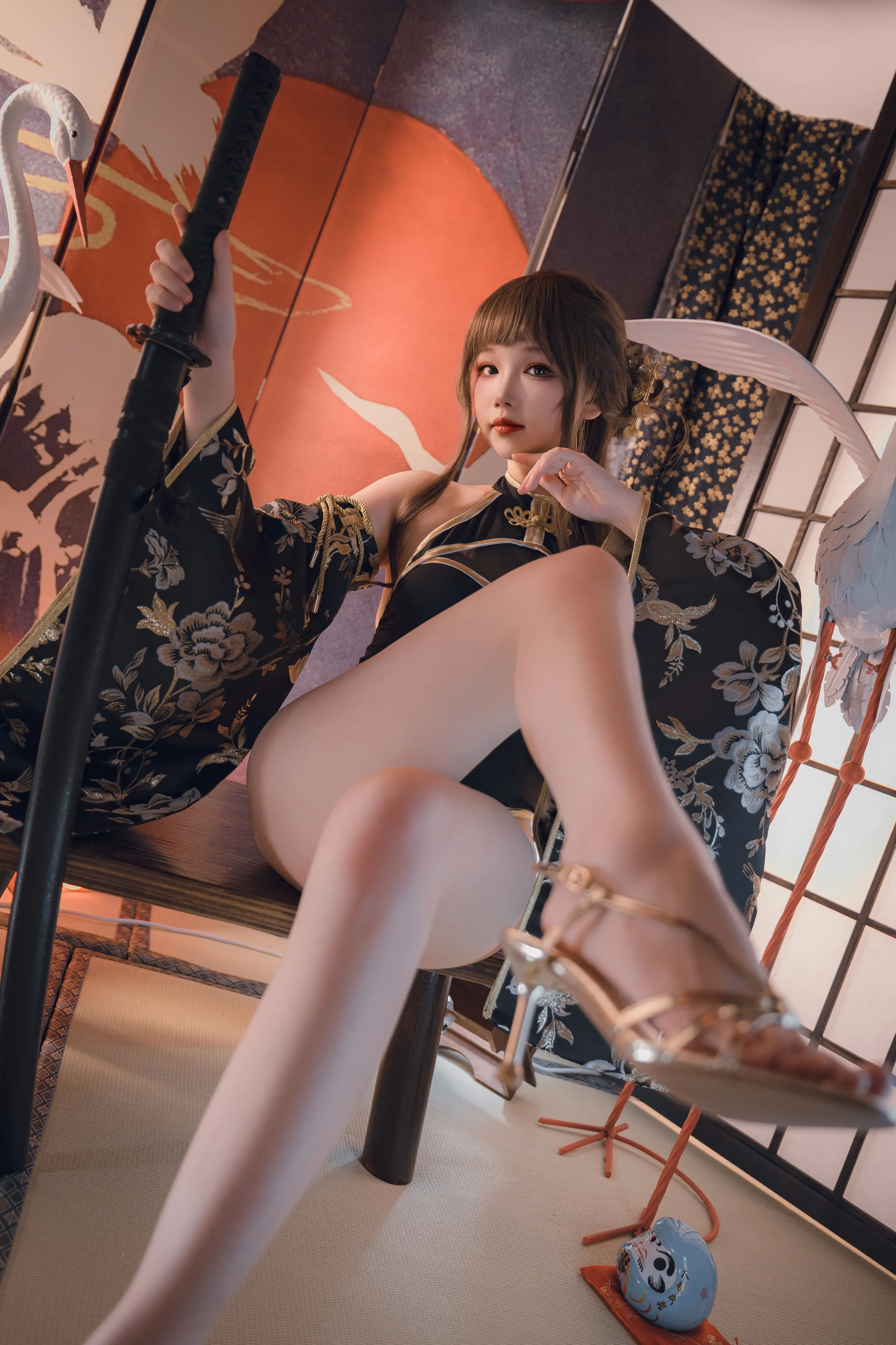 Coser@Xueqing Astra No.53 Cành vàng và Lá Ngọc