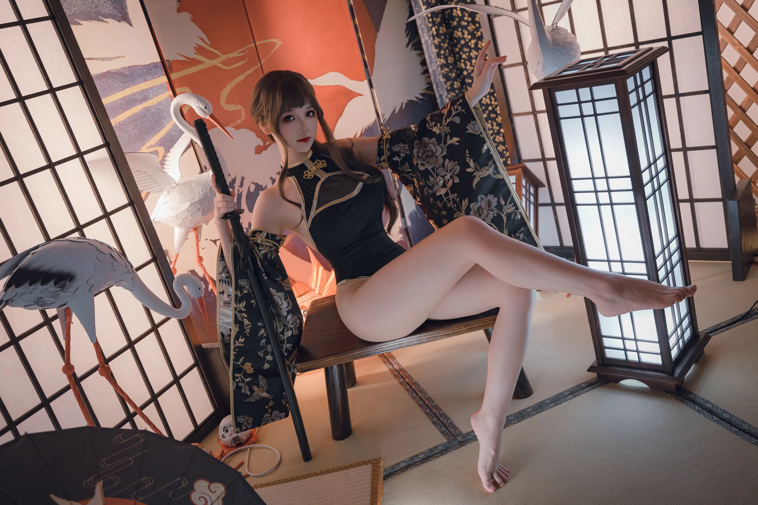 Coser@Xueqing Astra No.53 Cành vàng và Lá Ngọc