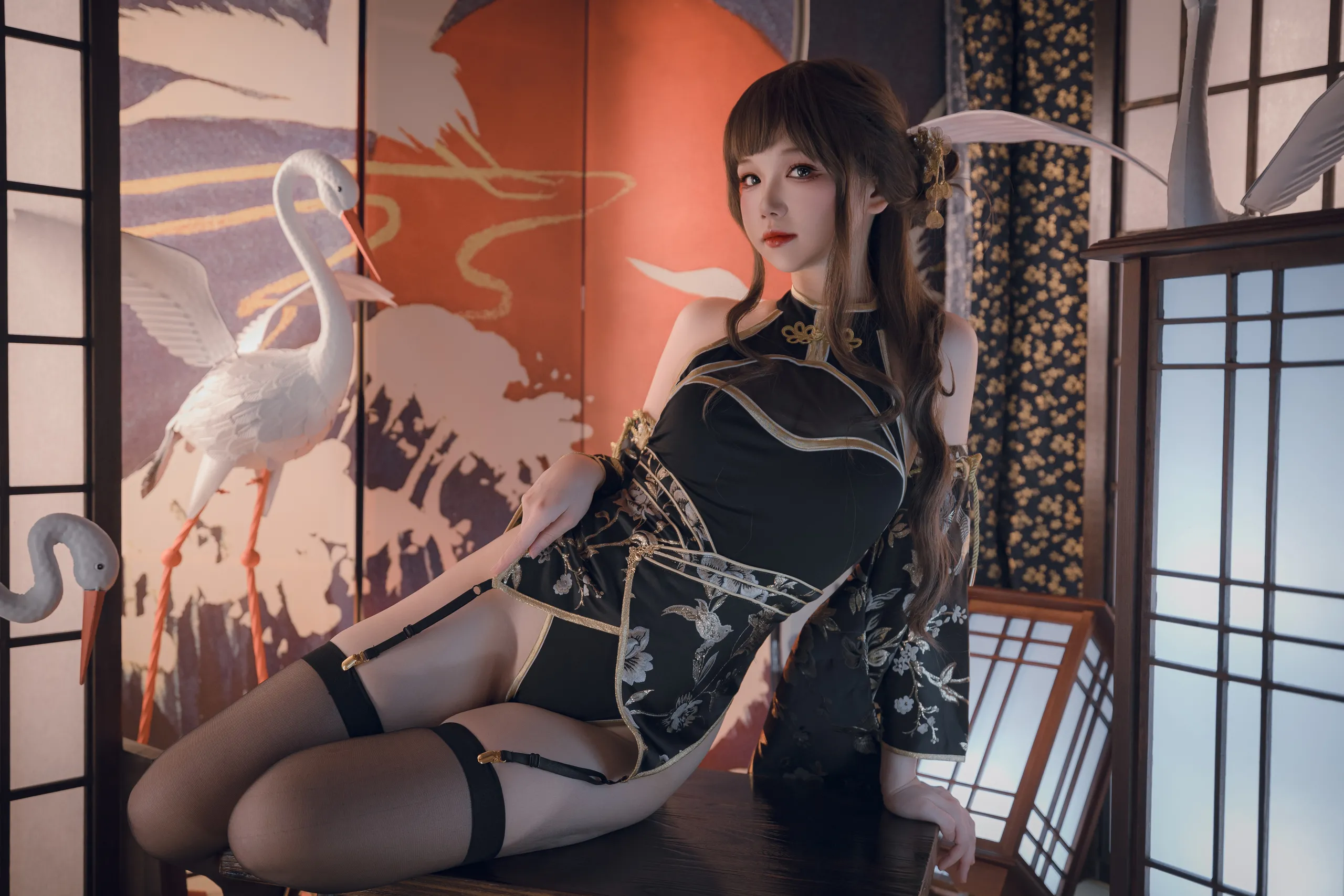 Coser@Xueqing Astra No.53 Cành vàng và Lá Ngọc