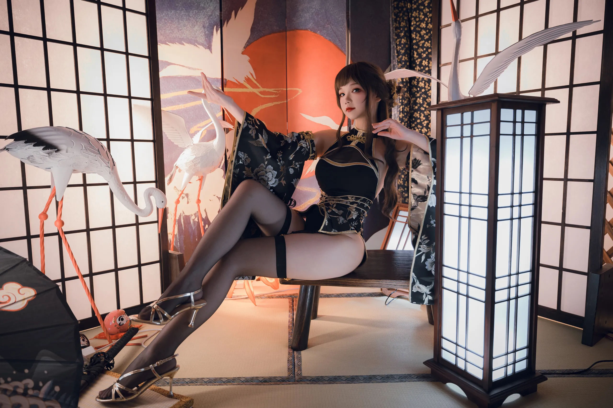 Coser@Xueqing Astra No.53 Cành vàng và Lá Ngọc