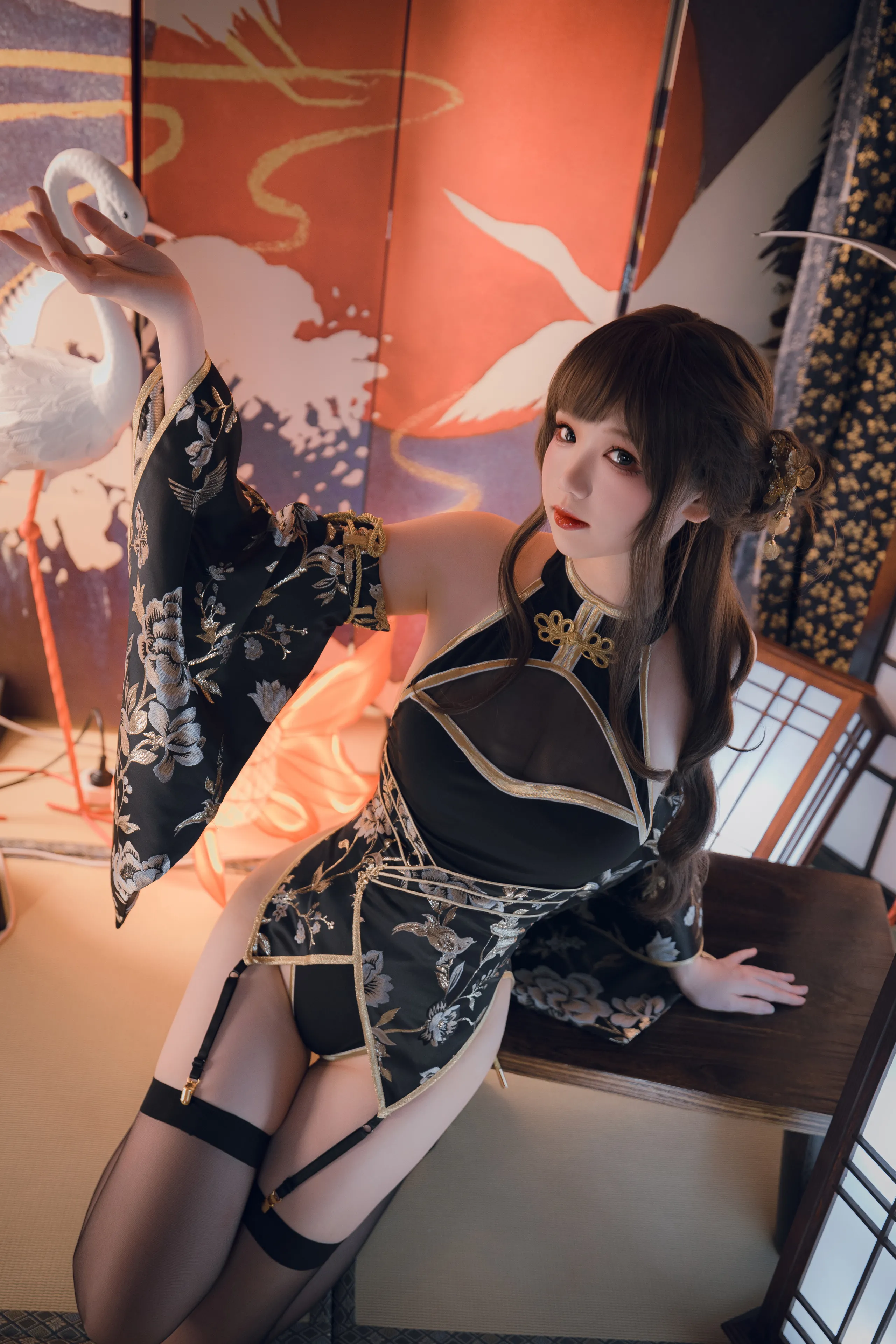 Coser@Xueqing Astra No.53 Cành vàng và Lá Ngọc