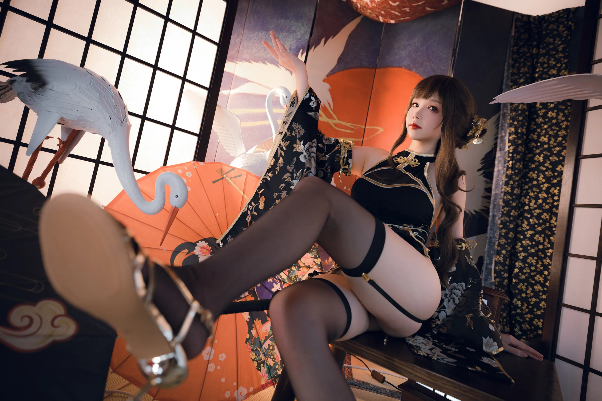 Coser@Xueqing Astra No.53 Cành vàng và Lá Ngọc