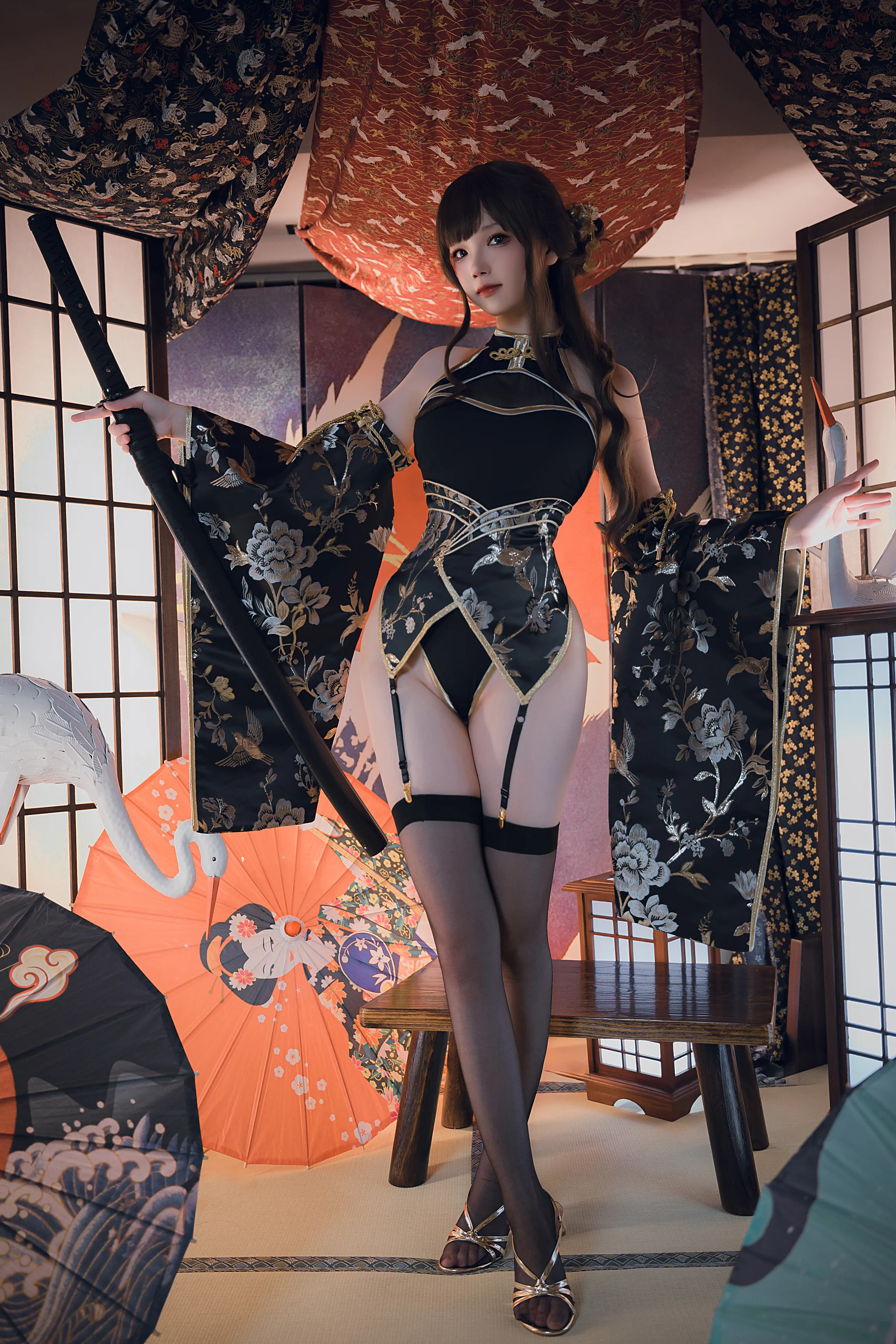 Coser@Xueqing Astra No.53 Cành vàng và Lá Ngọc