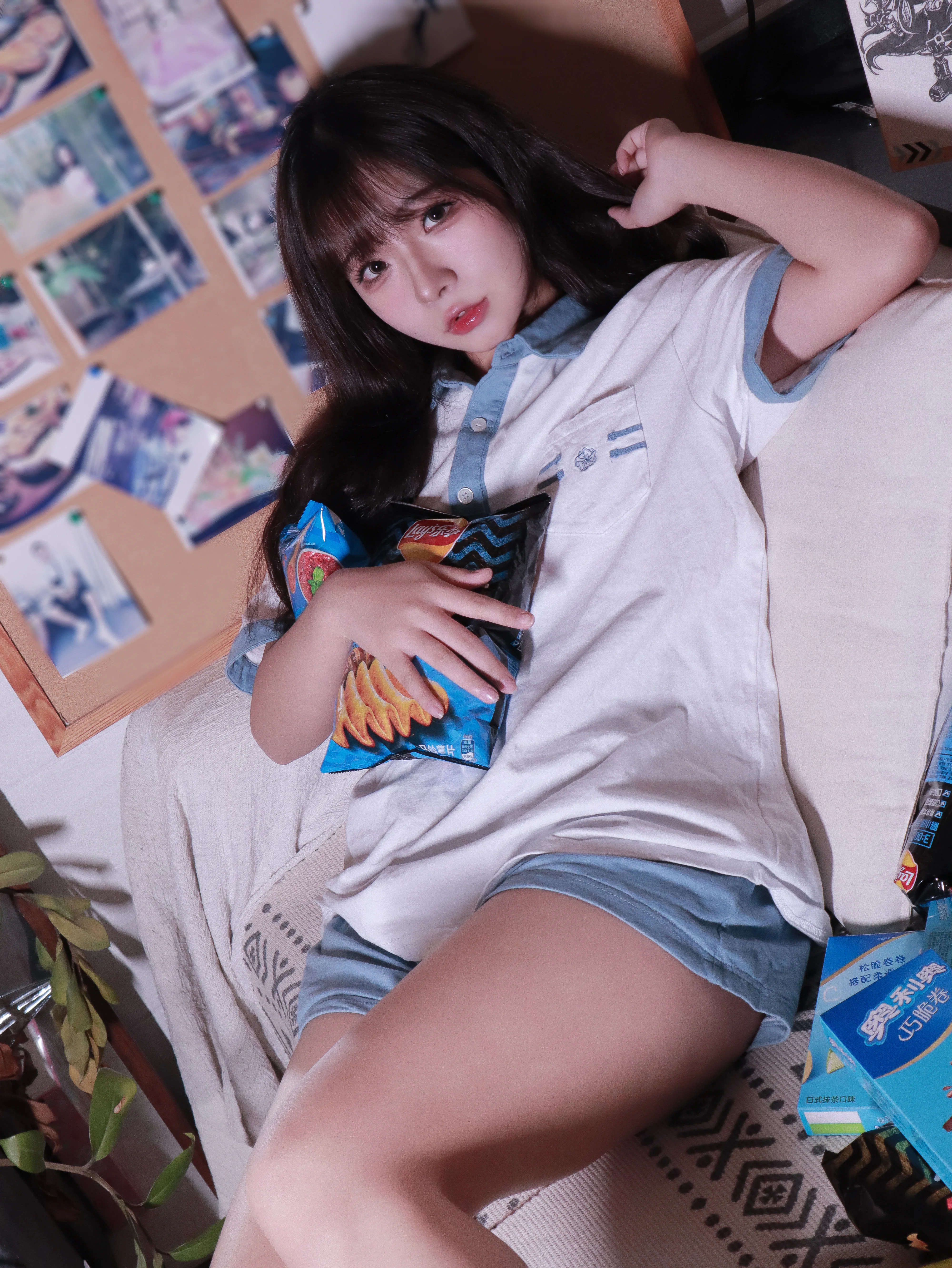 Yuuhui Yuhui No.076 Blue and White Girl Sky & Cloud Girl