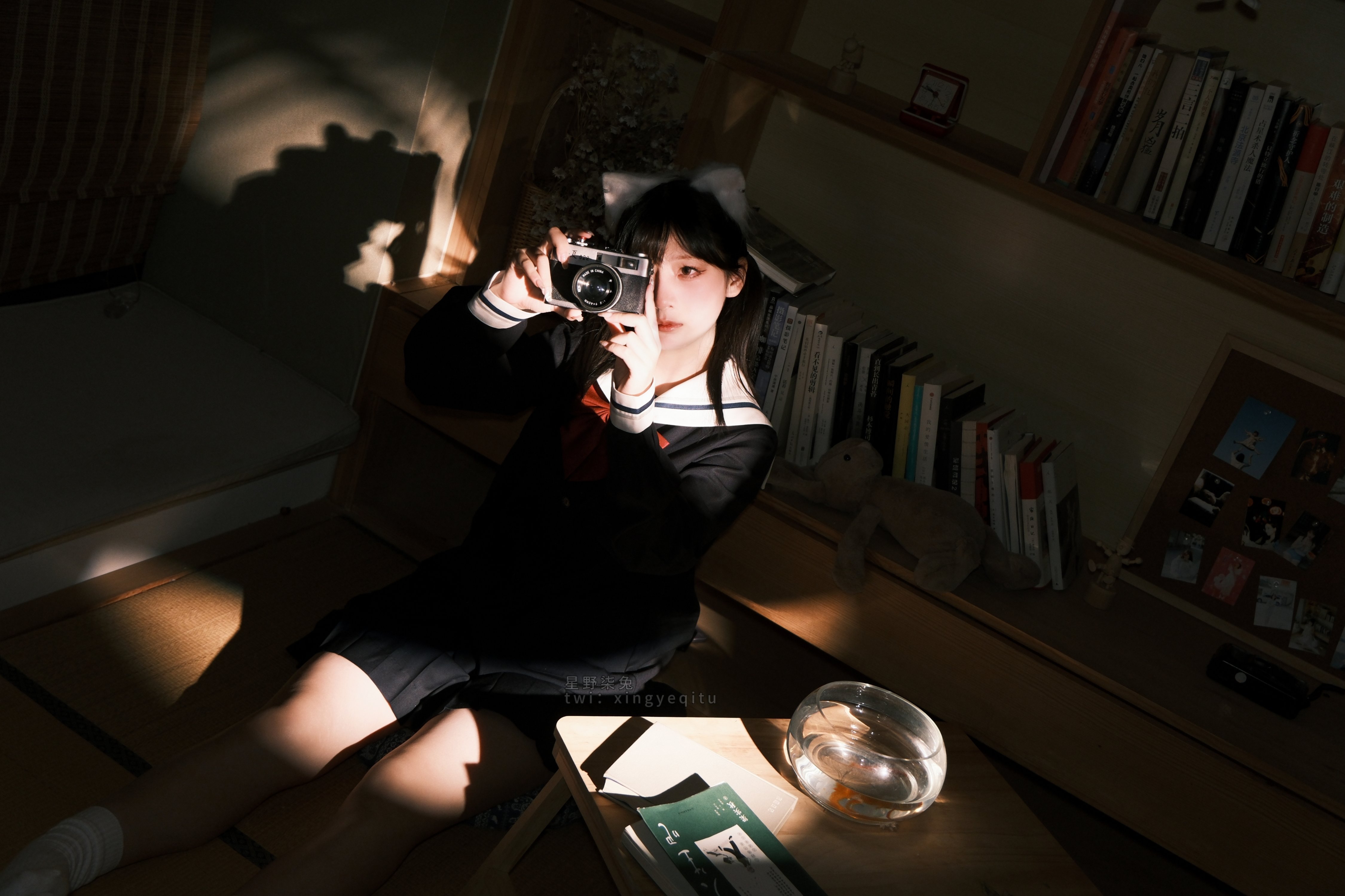 [Hoshino Qira] Cô gái bắt cá sau giờ học