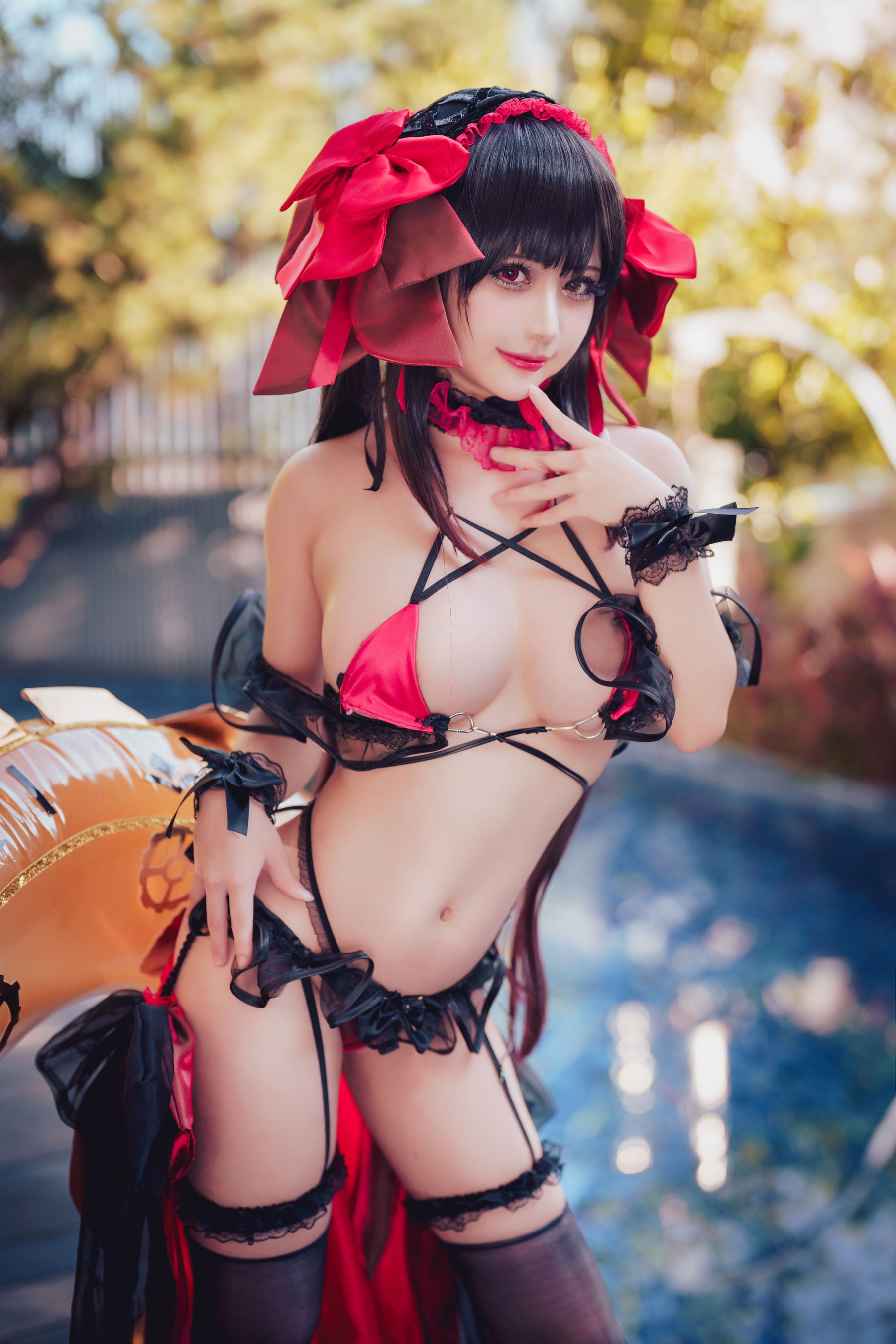Okita Rinka - Bộ đồ bơi Kurumi Tokisaki