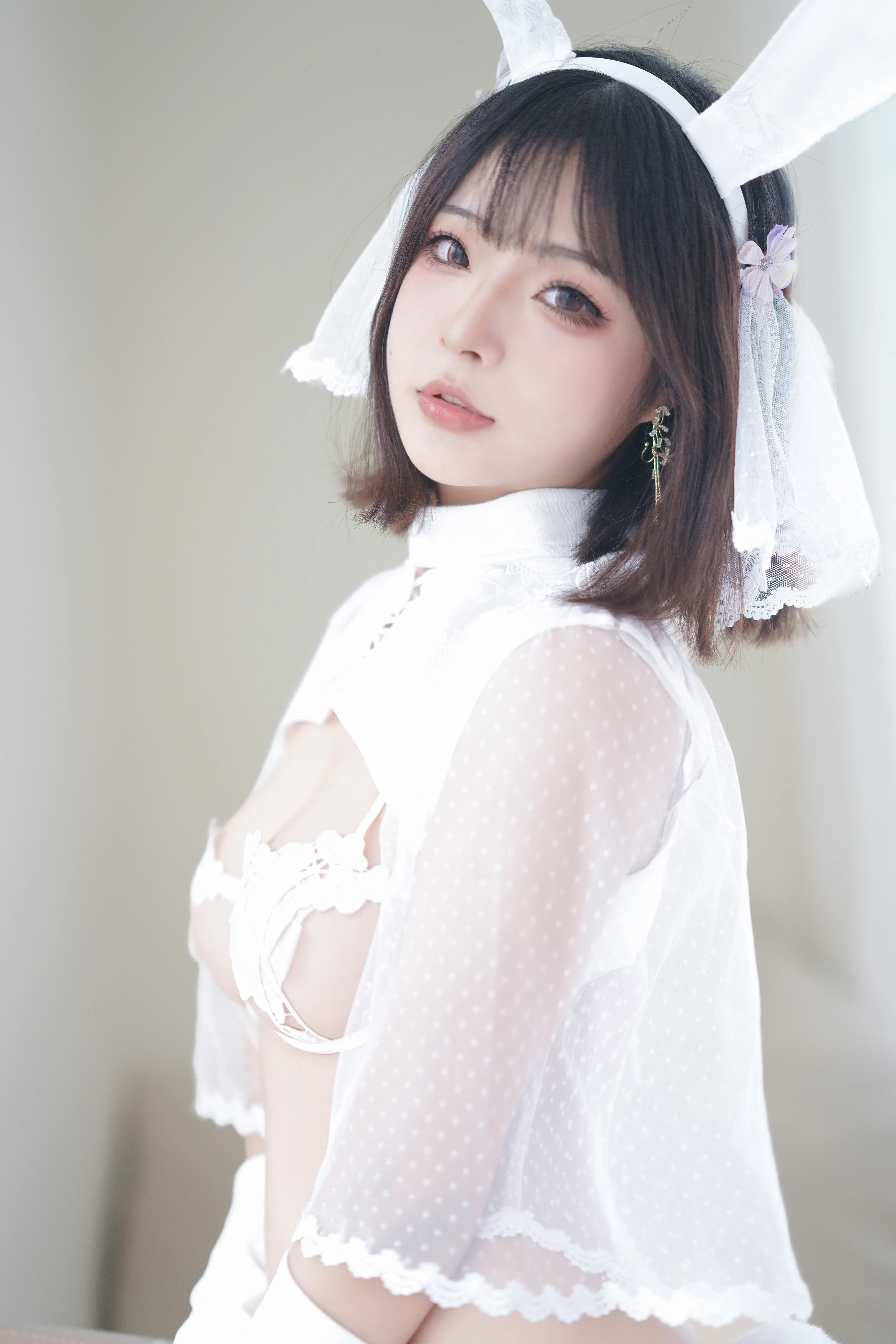 Yuuhui yuhui số 50 con thỏ tuyết