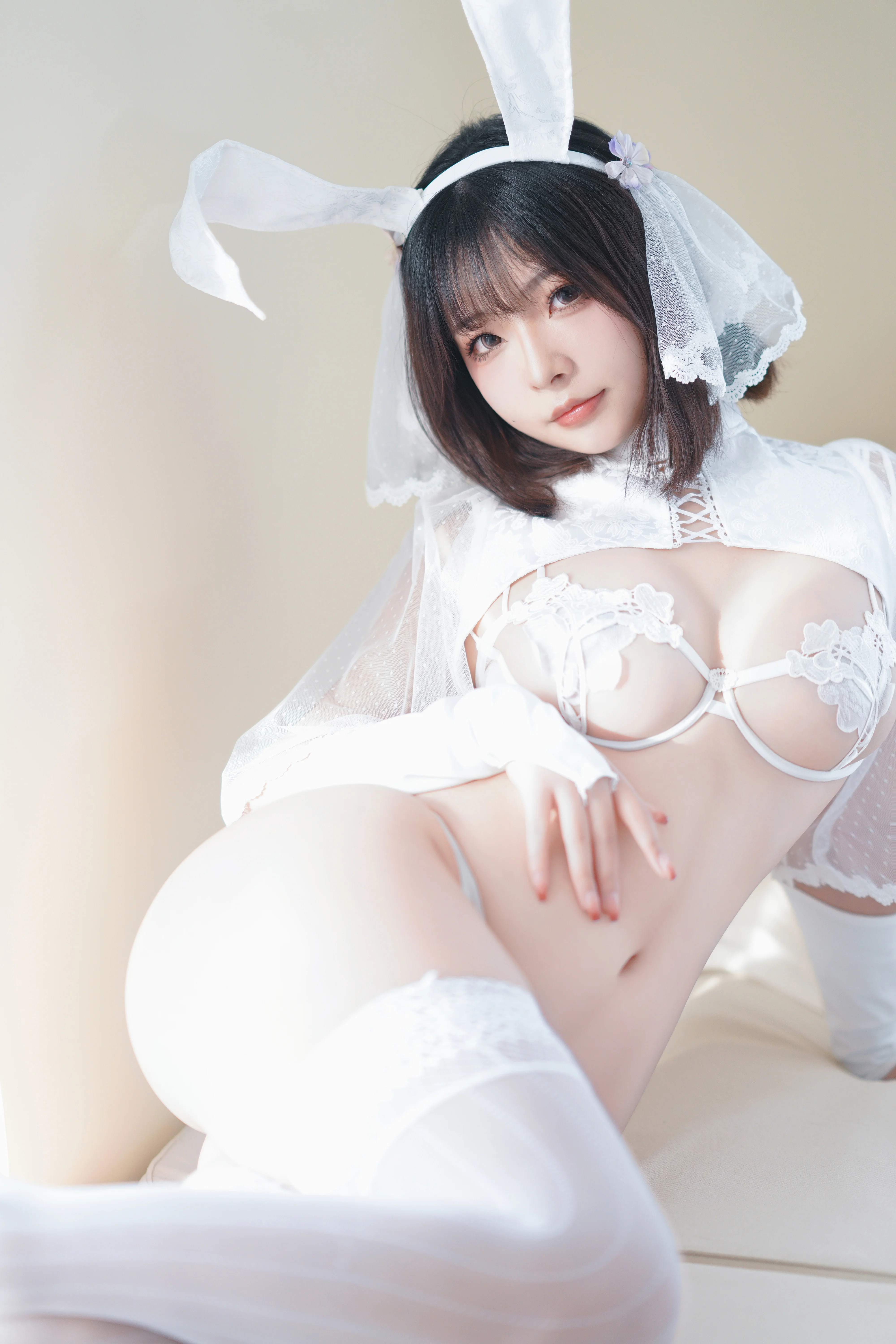 Yuuhui yuhui số 50 con thỏ tuyết
