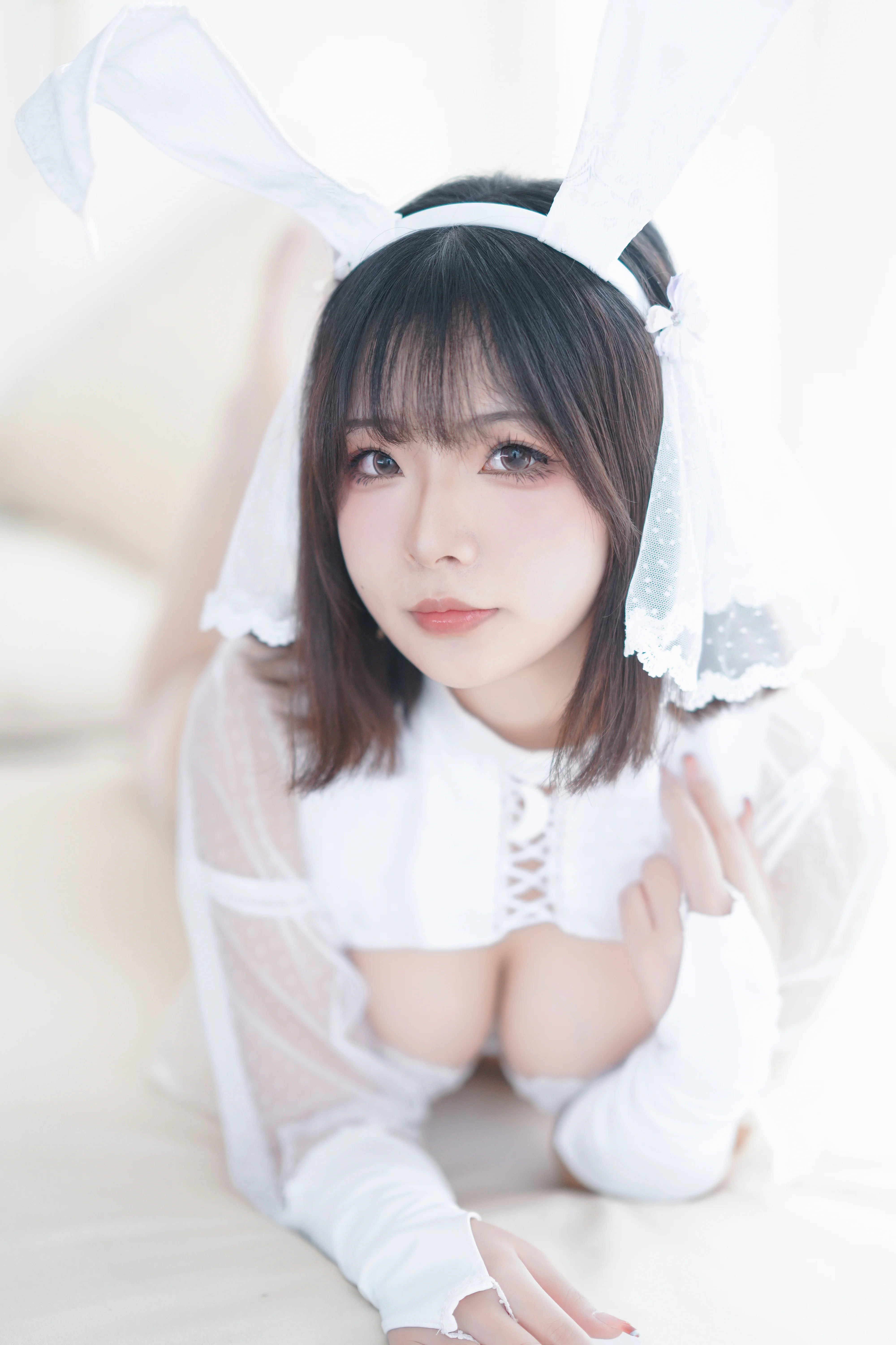 Yuuhui yuhui số 50 con thỏ tuyết