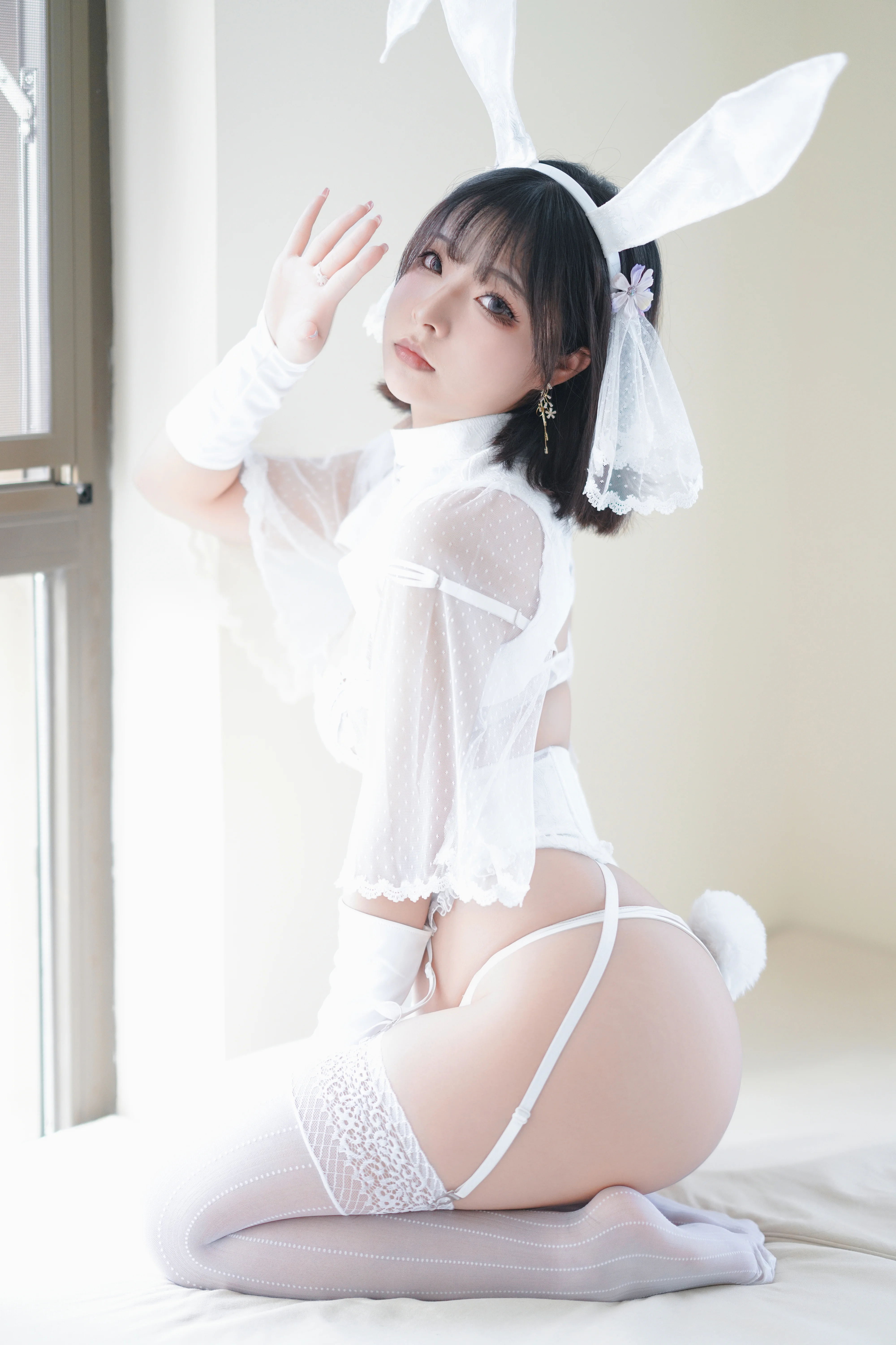 Yuuhui yuhui số 50 con thỏ tuyết