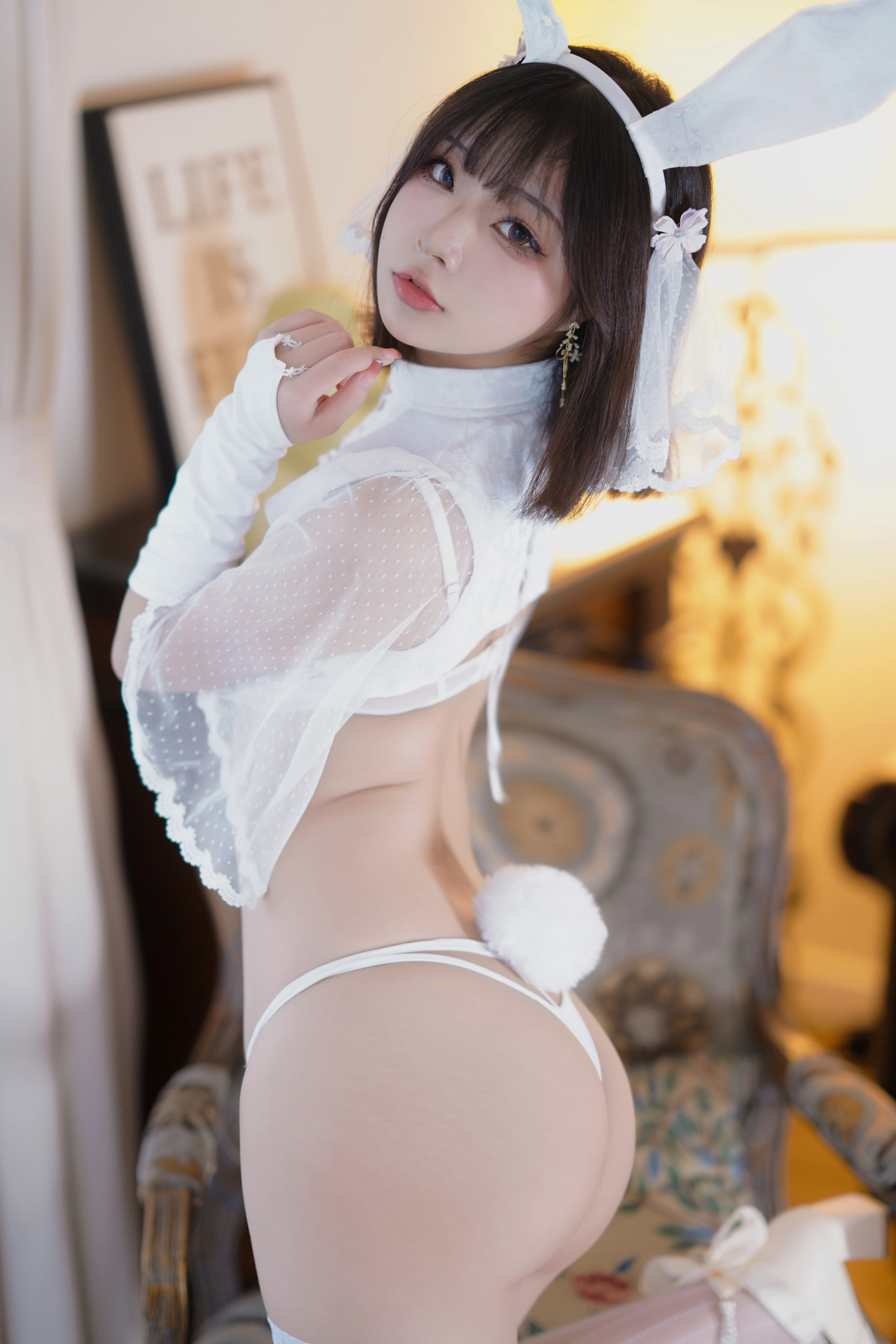 Yuuhui yuhui số 50 con thỏ tuyết