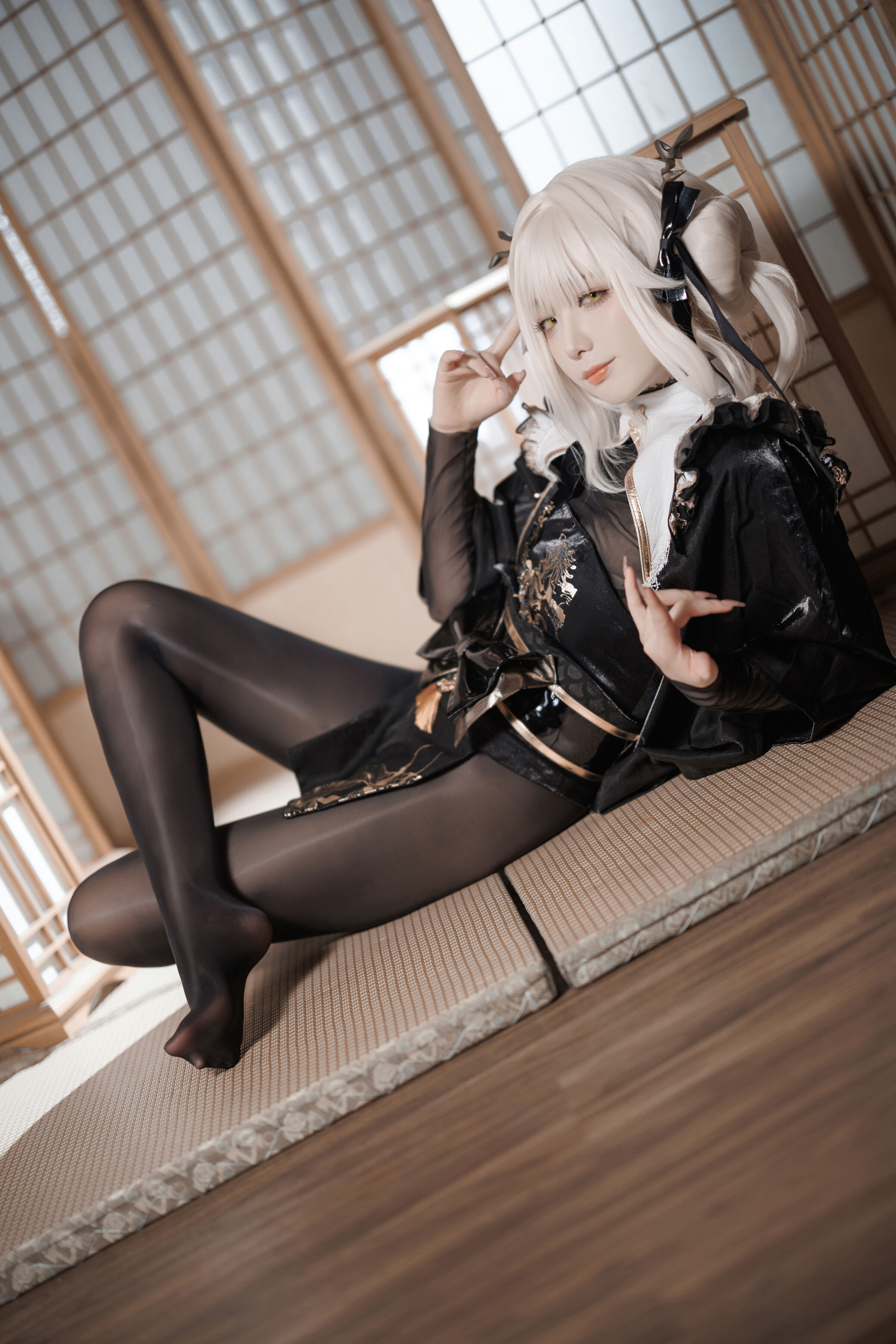 Fengjiang v Nikke White Rabbit Blaner Kimono