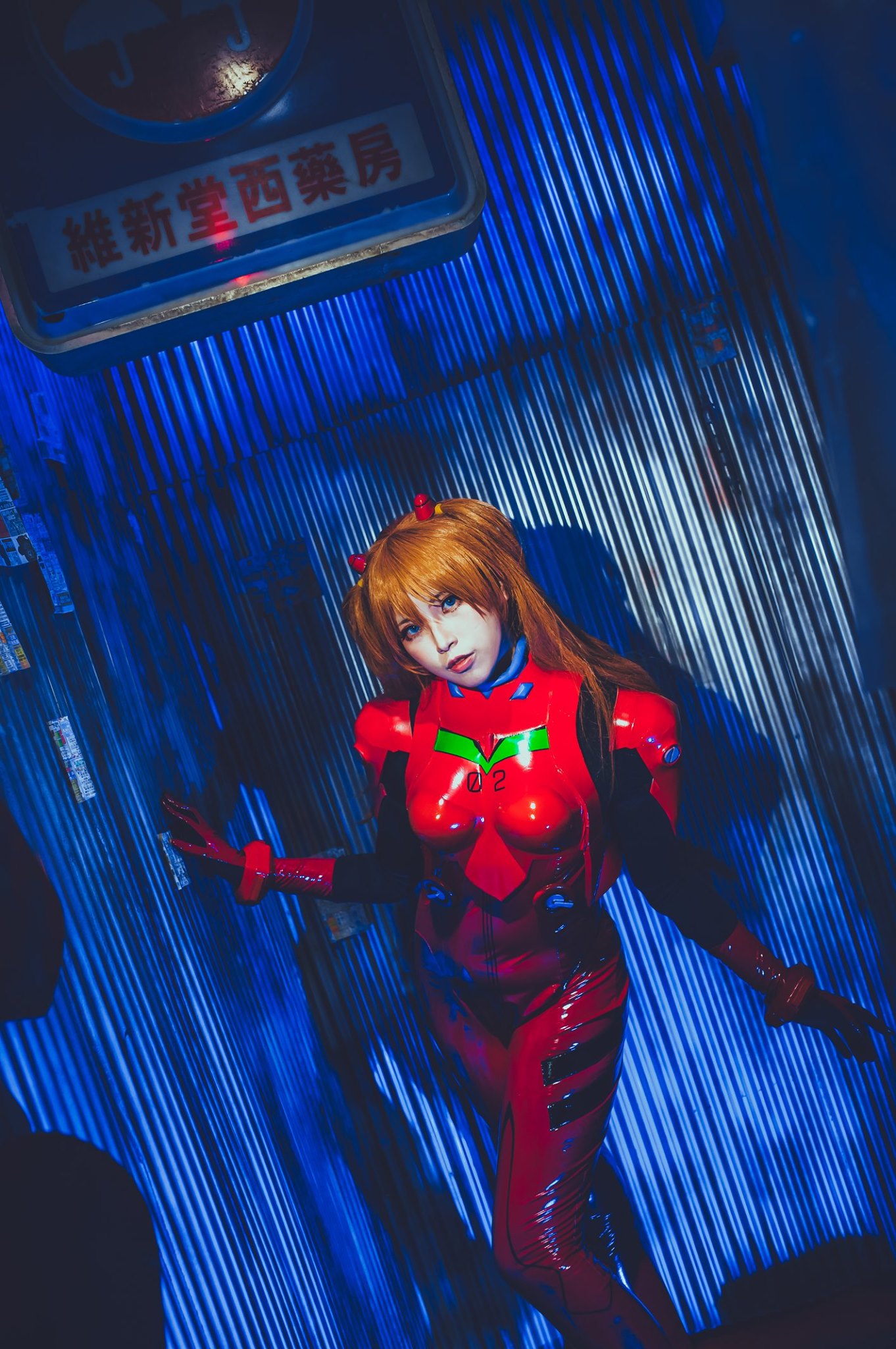 絕對薙薙 lên tàu Cosplayer Asuka Langley