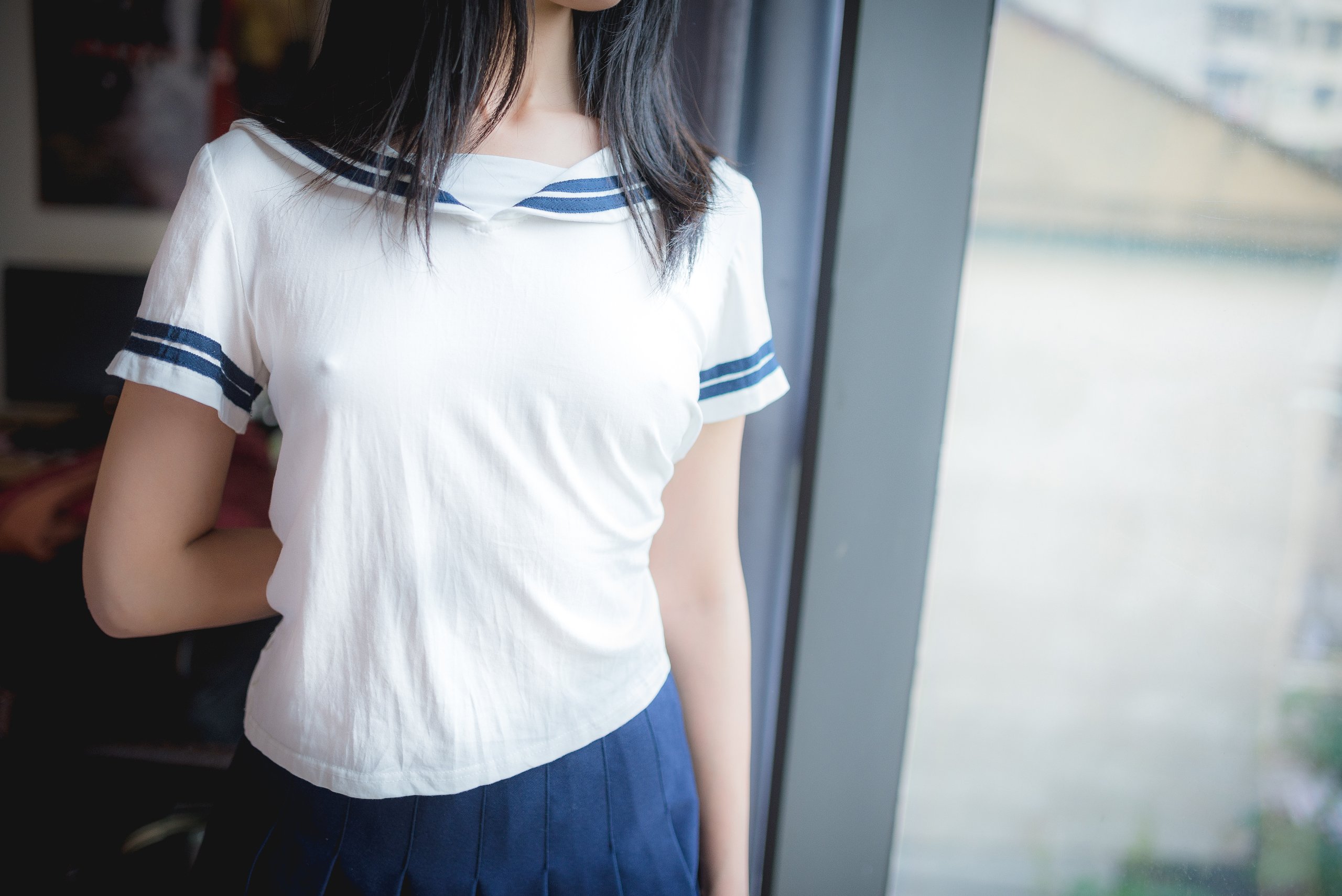 Yuzuki 2015-05 vol.01 JK đen dài thẳng