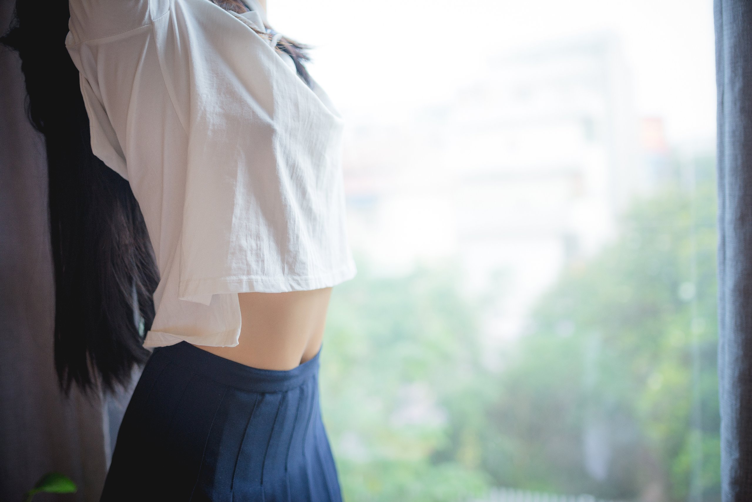 Yuzuki 2015-05 vol.01 JK đen dài thẳng