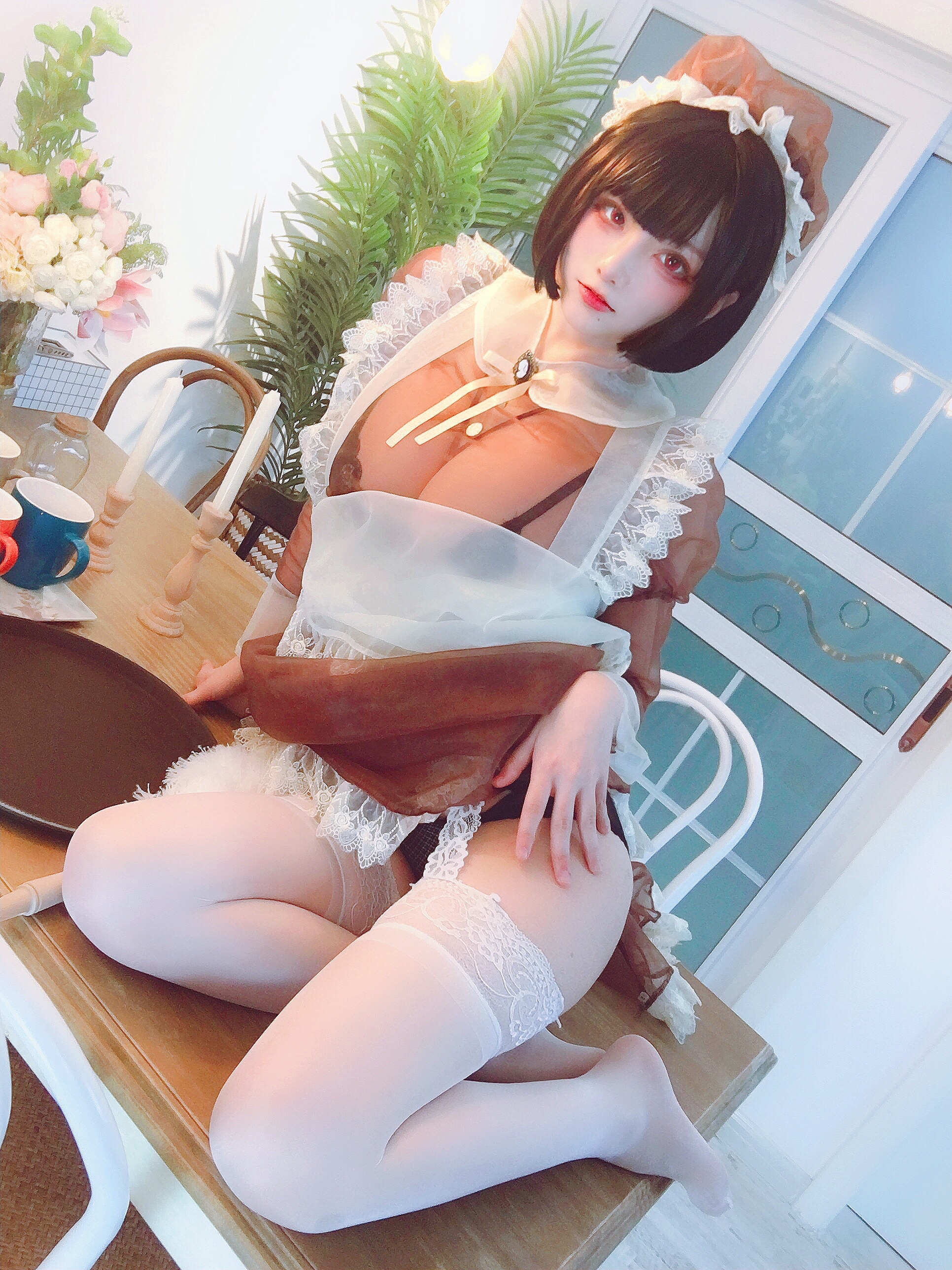 Cheese Block Wii - Màu nâu Clear Dress Maid