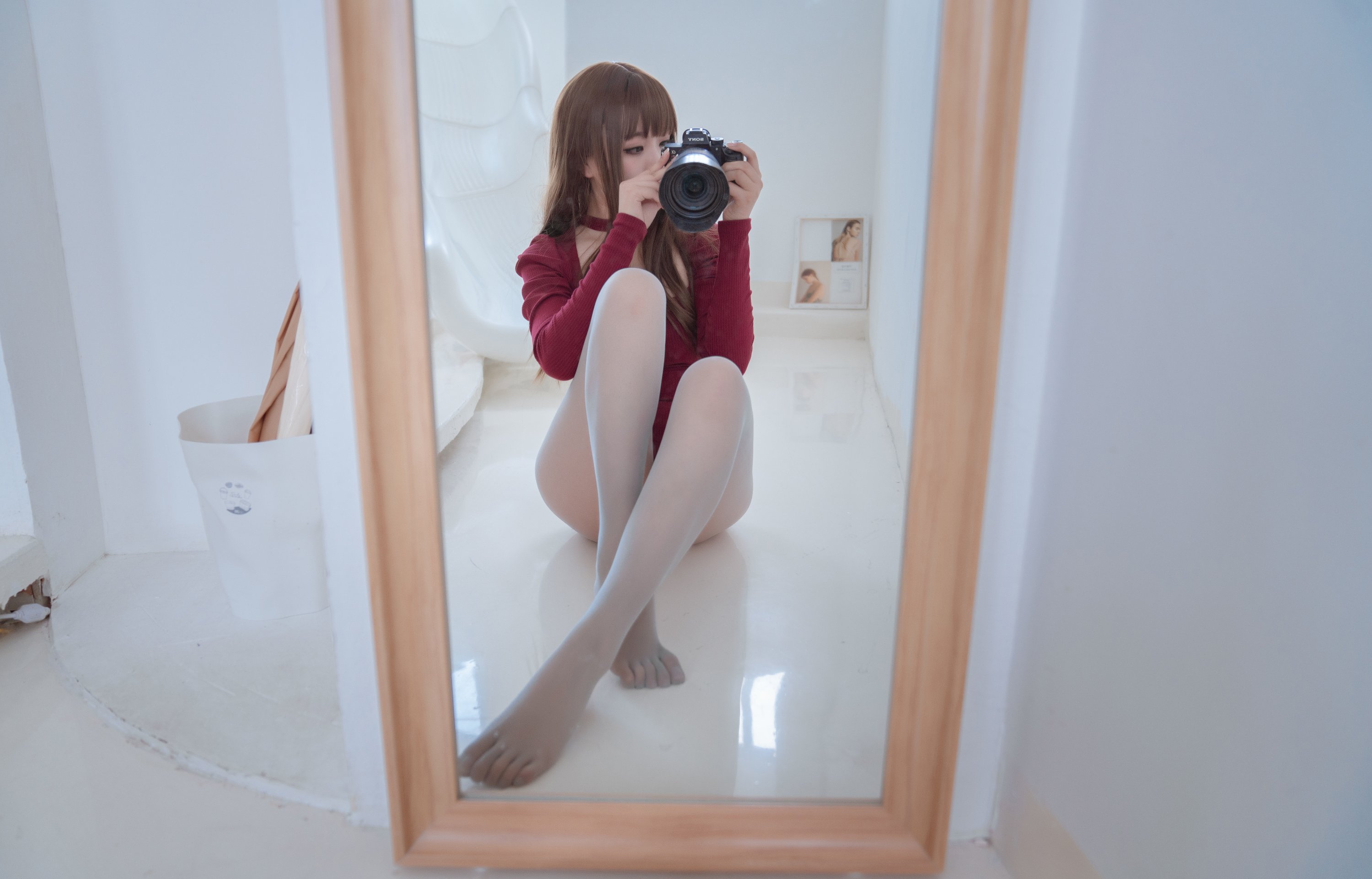 Chị gái Xuân Xiao - Vớ Five Finger màu xám