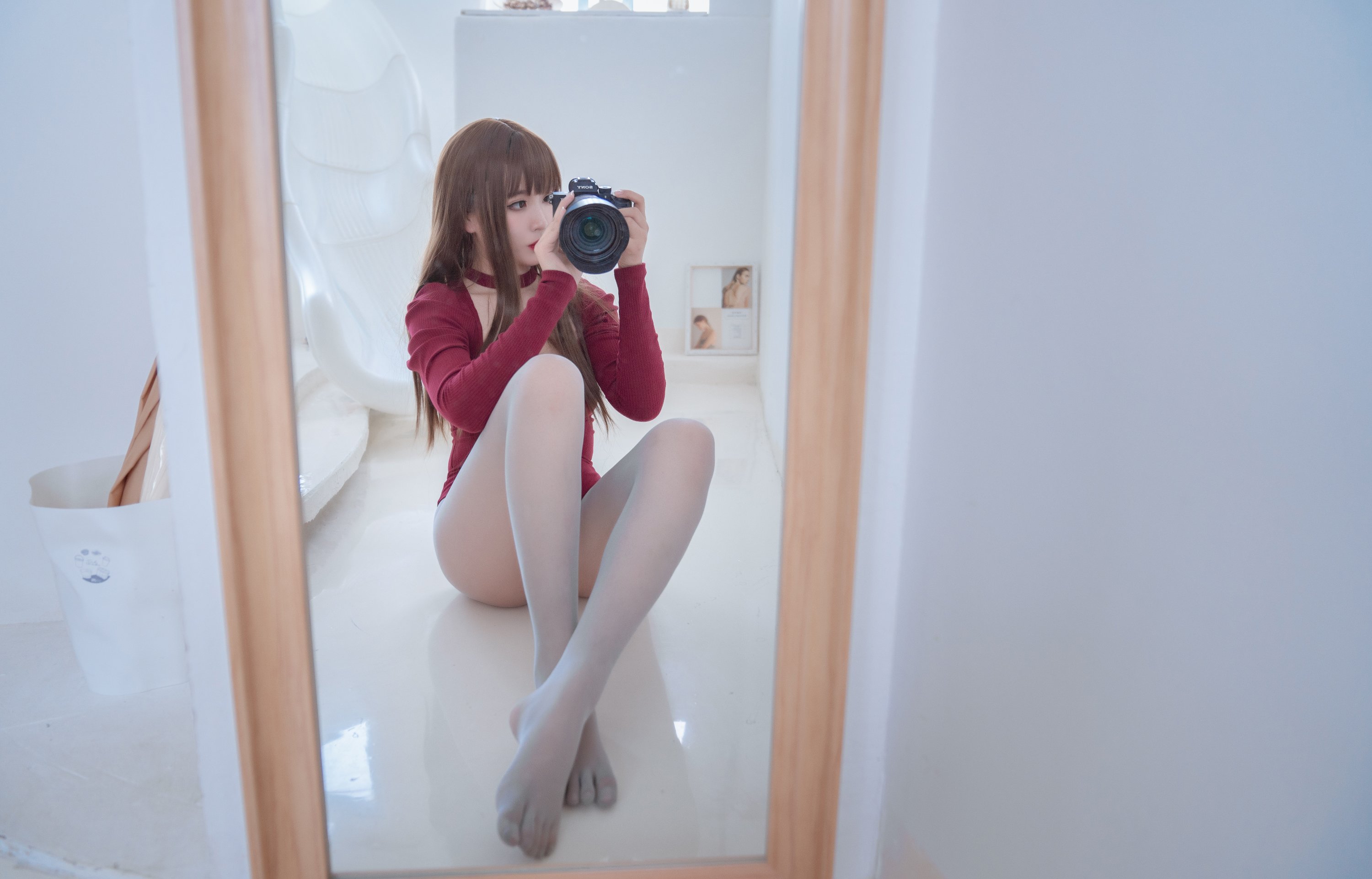 Chị gái Xuân Xiao - Vớ Five Finger màu xám