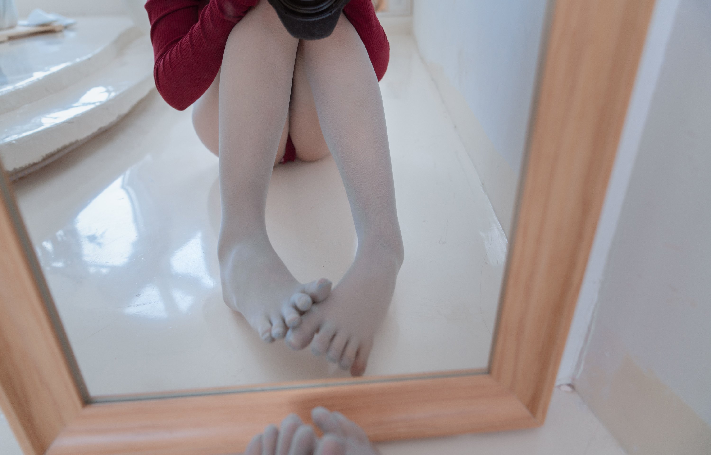 Chị gái Xuân Xiao - Vớ Five Finger màu xám