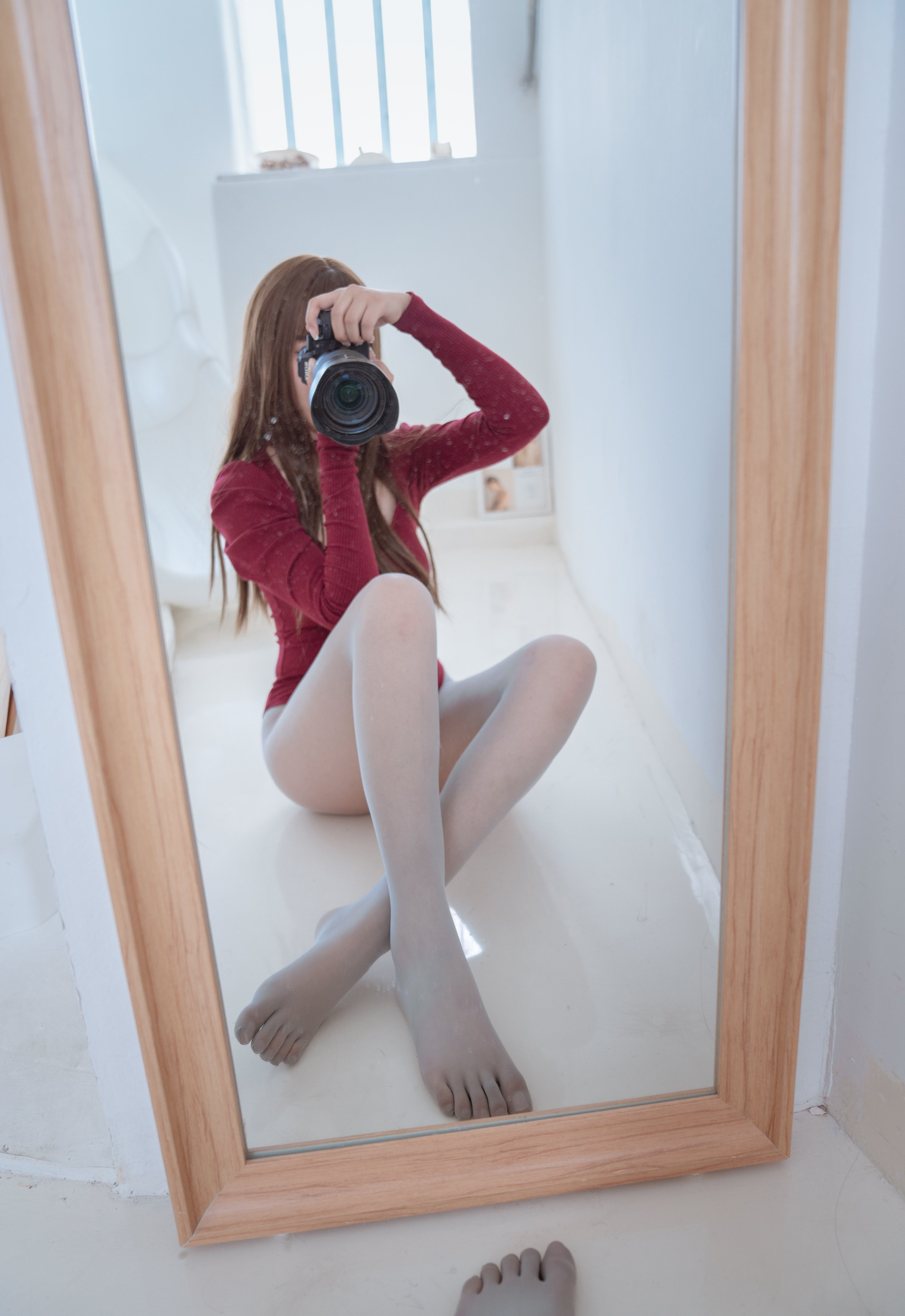 Chị gái Xuân Xiao - Vớ Five Finger màu xám