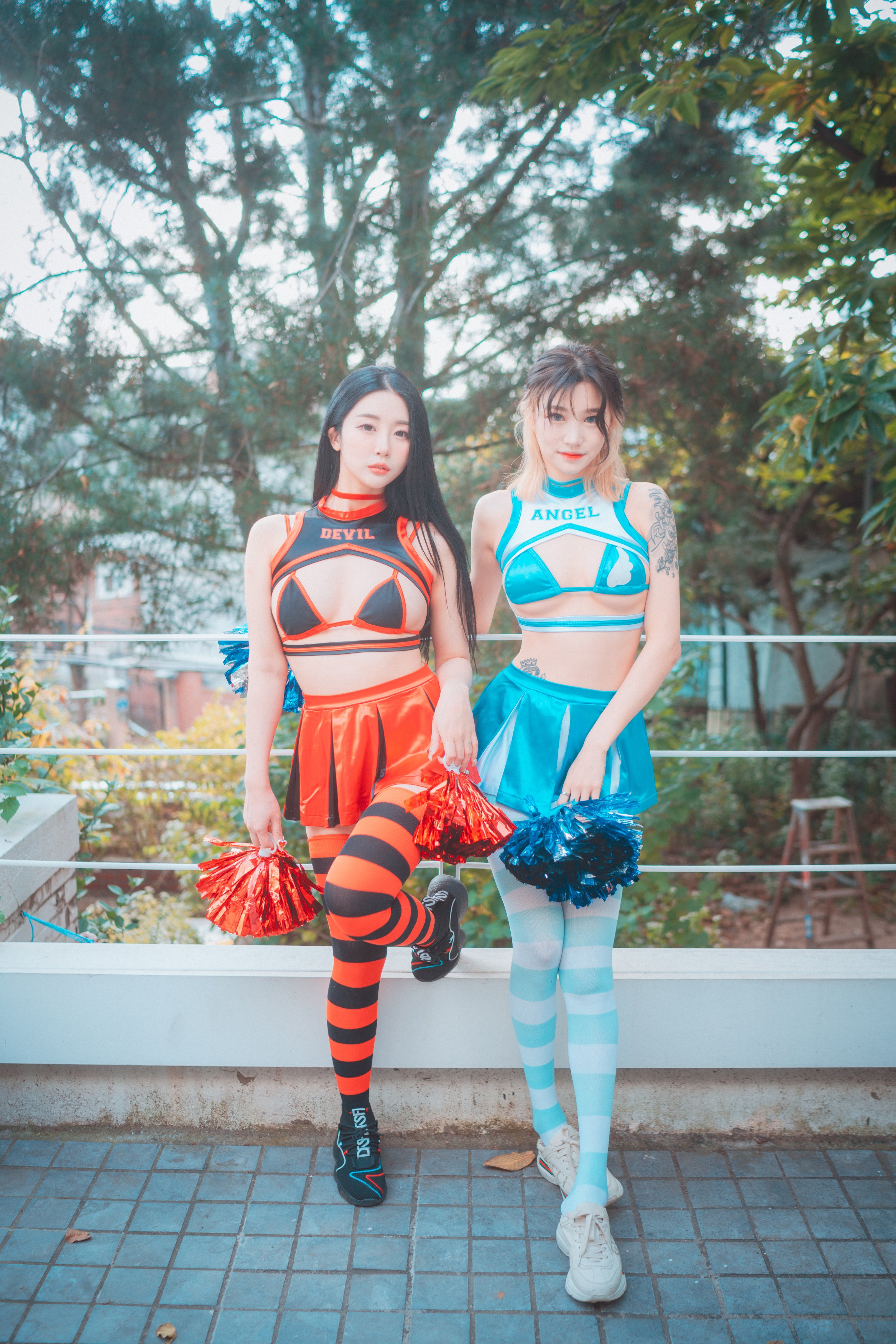 Photo Djawa -Tae RI (Tari) & Bomi - Quỷ dữ 666 & Angel 777