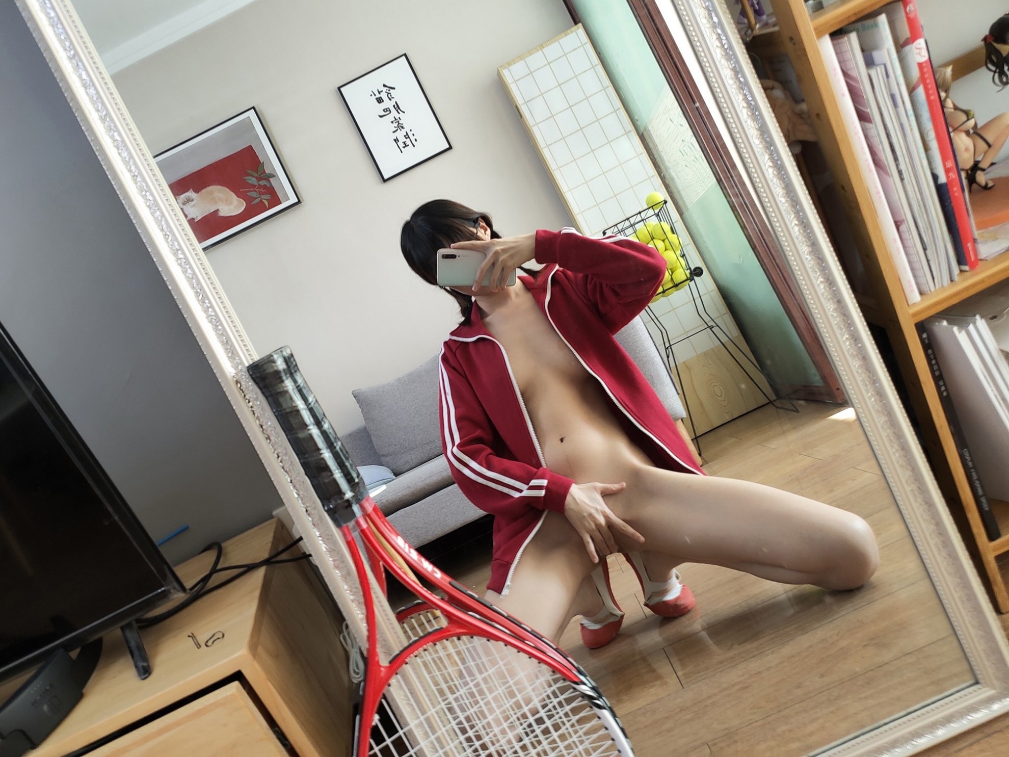 Nagisa Monster Meow - Tập thể dục ... Thực hành quần vợt !!