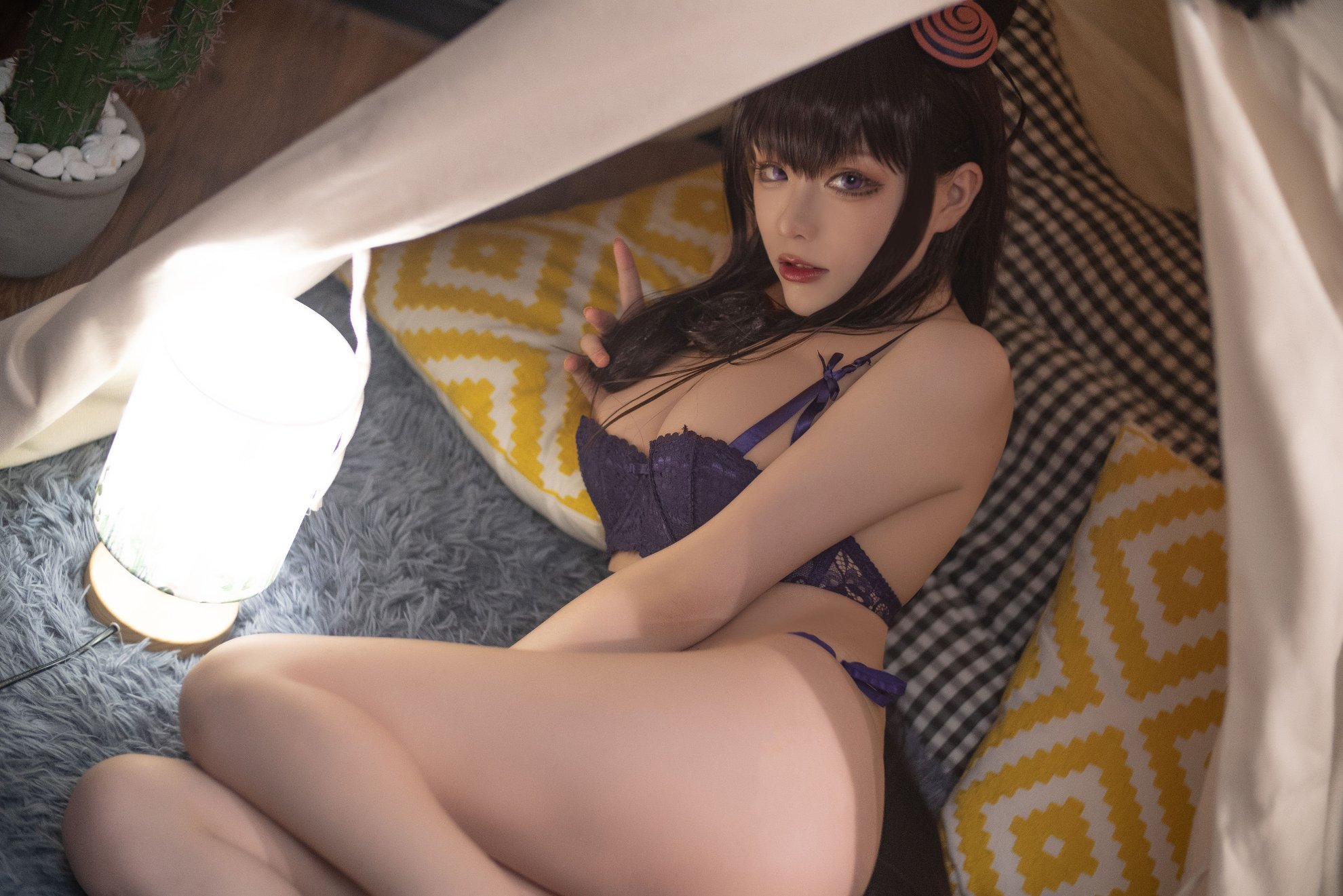 [Khối phô mai Wii] Đồ lót cắn kiểu màu tím (FGO)