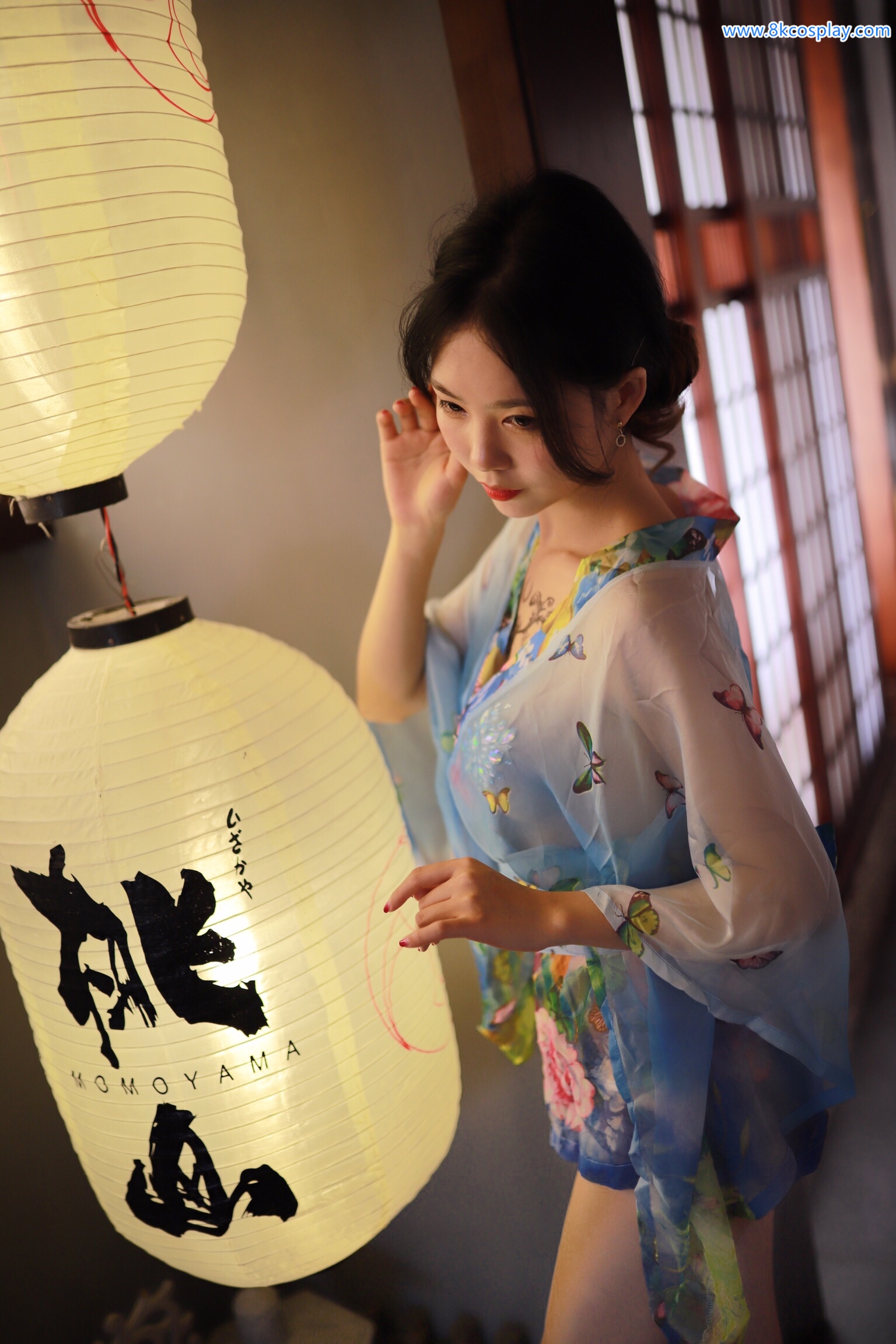 Dou Niang Lishi No.020 Water Blue kimono