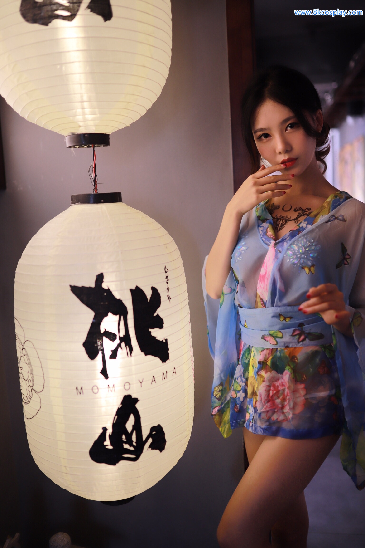 Dou Niang Lishi No.020 Water Blue kimono