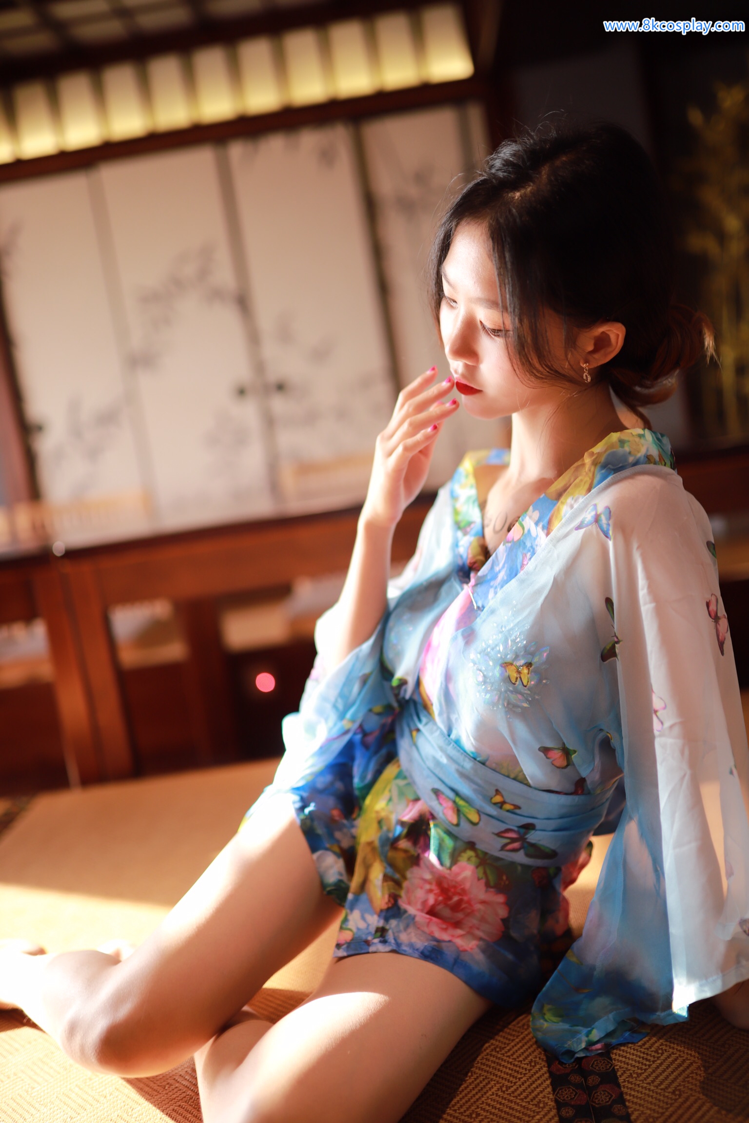 Dou Niang Lishi No.020 Water Blue kimono