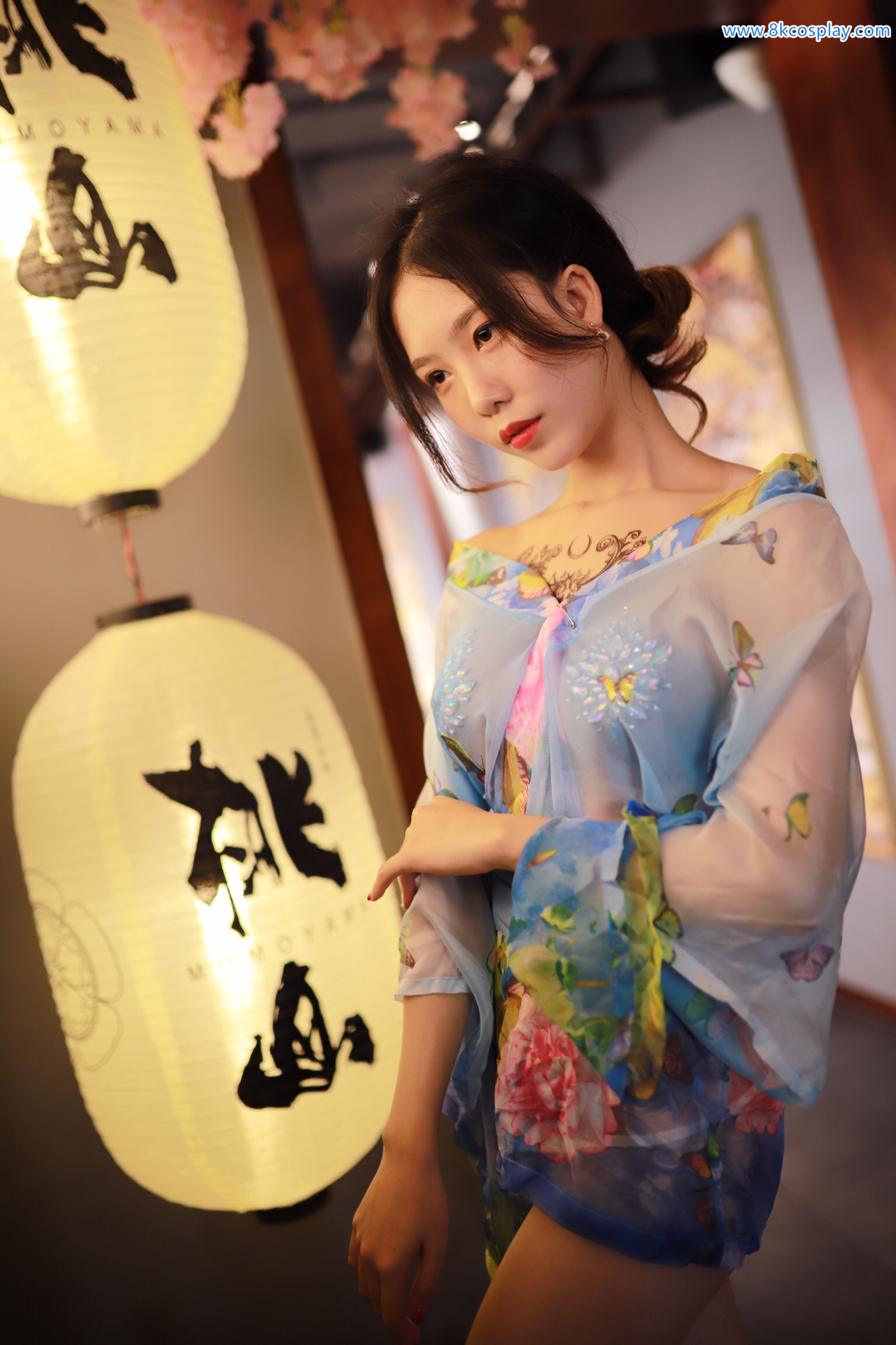 Dou Niang Lishi No.020 Water Blue kimono