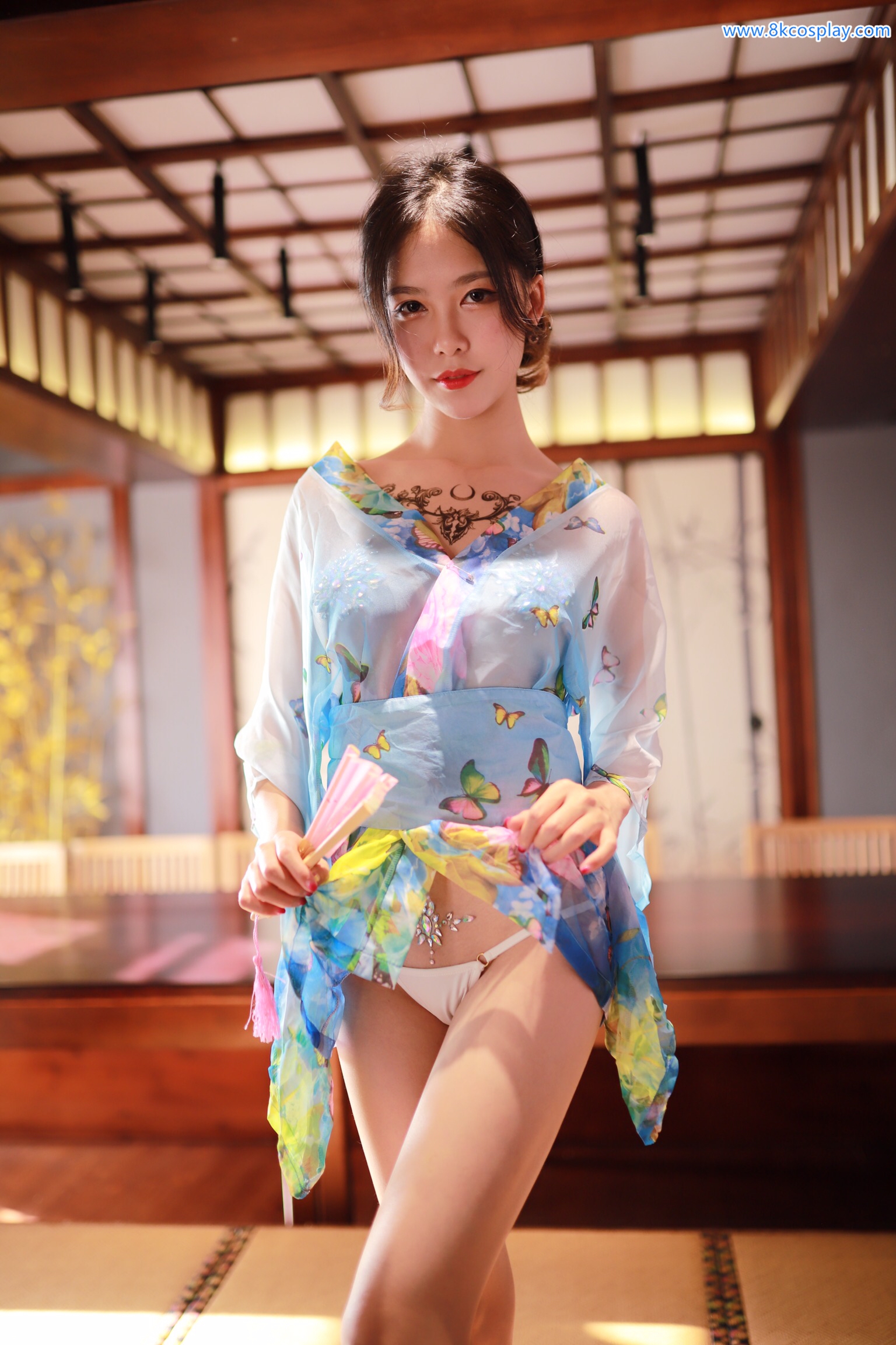 Dou Niang Lishi No.020 Water Blue kimono