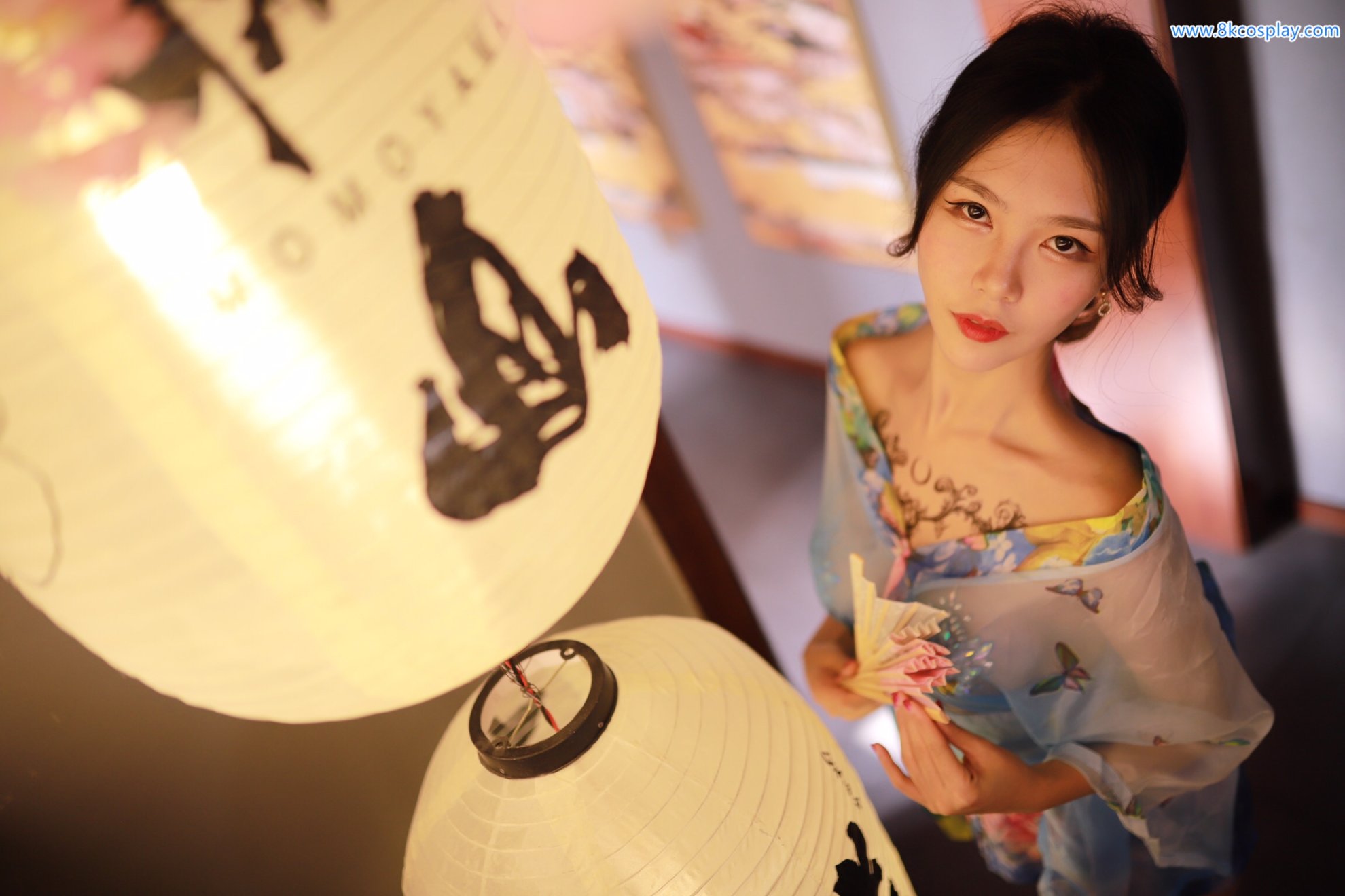 Dou Niang Lishi No.020 Water Blue kimono