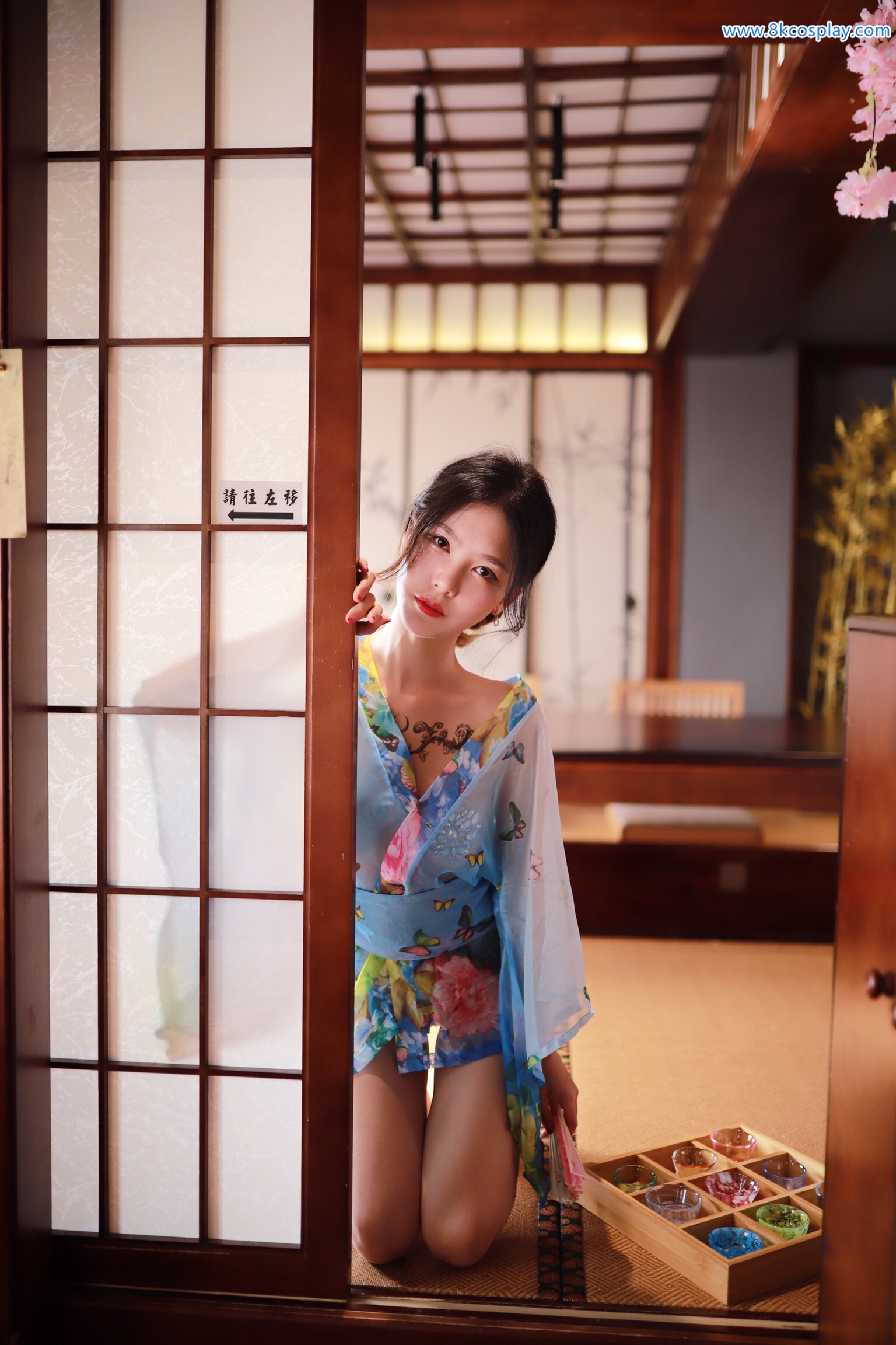 Dou Niang Lishi No.020 Water Blue kimono