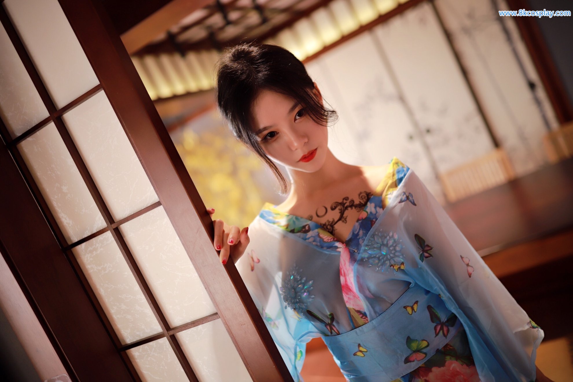 Dou Niang Lishi No.020 Water Blue kimono