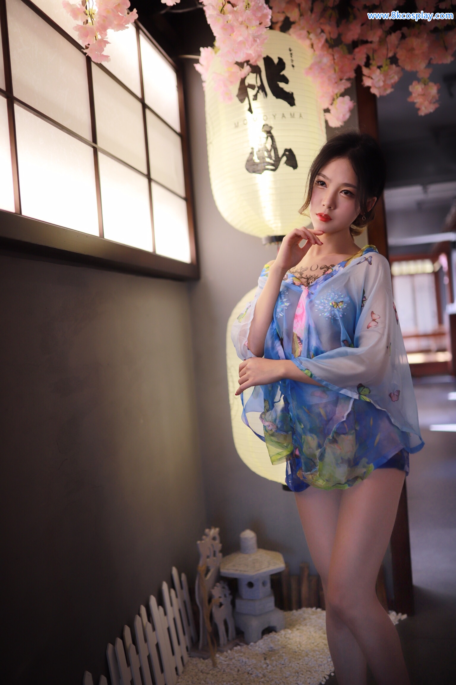 Dou Niang Lishi No.020 Water Blue kimono