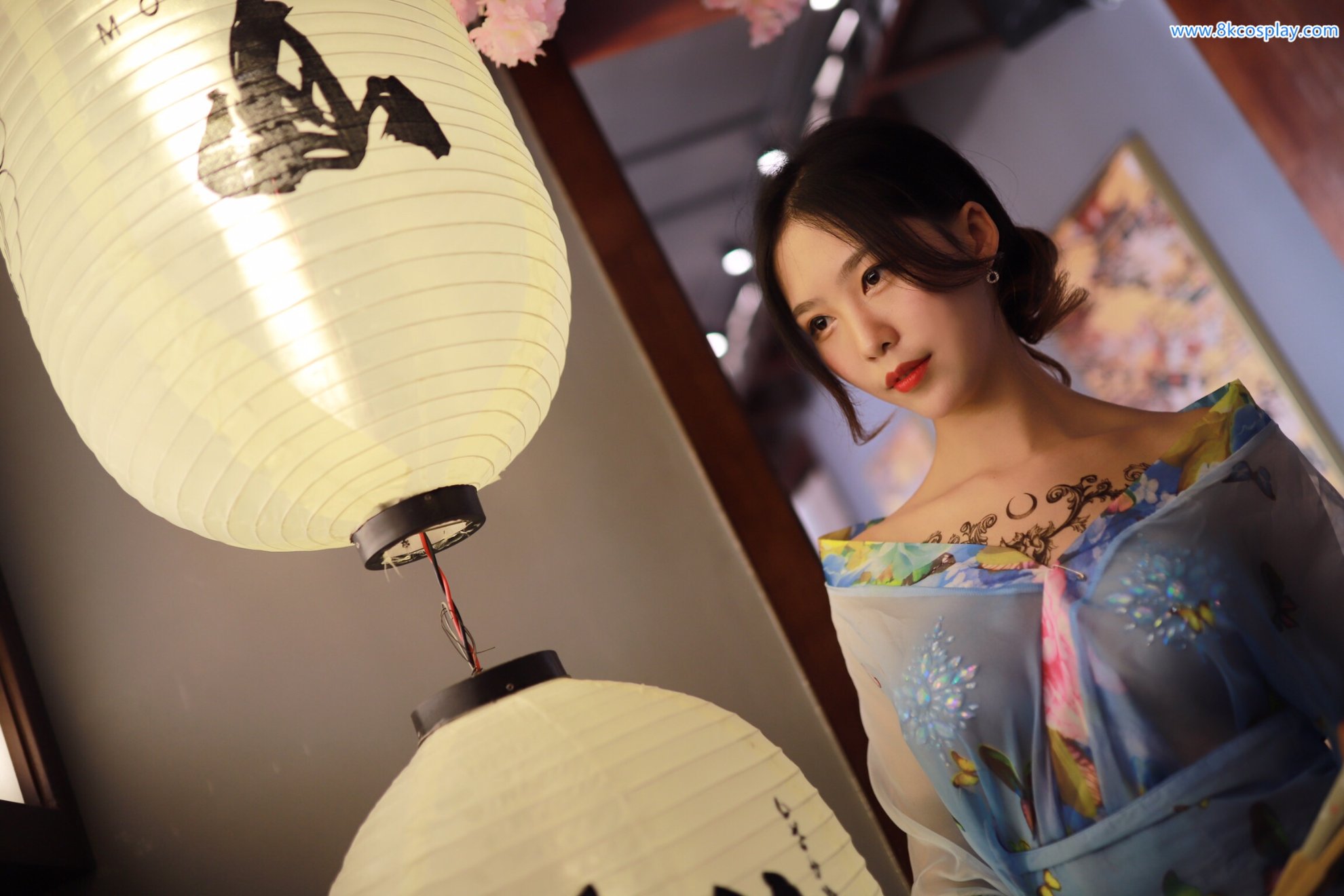 Dou Niang Lishi No.020 Water Blue kimono