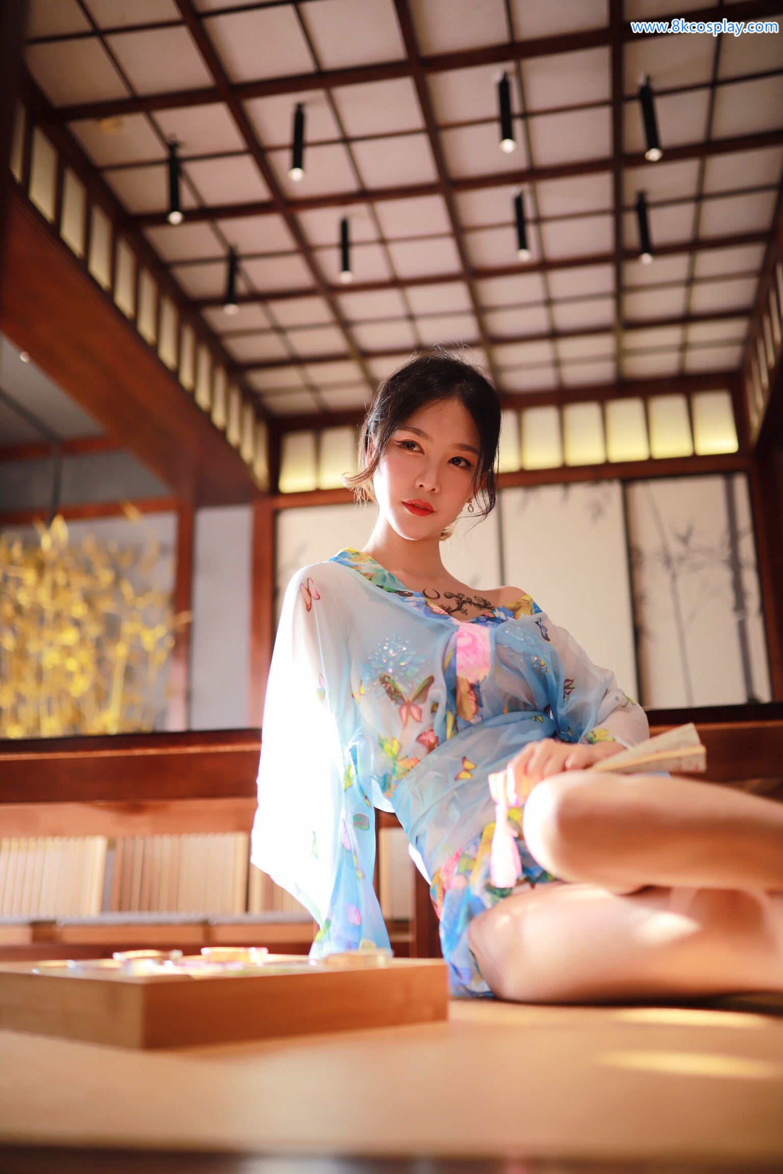 Dou Niang Lishi No.020 Water Blue kimono